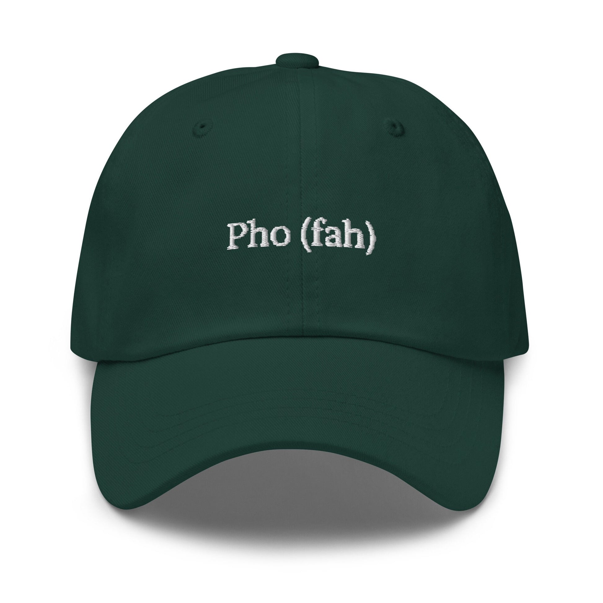 Pho Dad Hat - Gift for Brothy Viet Soup Lovers - Embroidered Cotton Hat - Multiple Colors