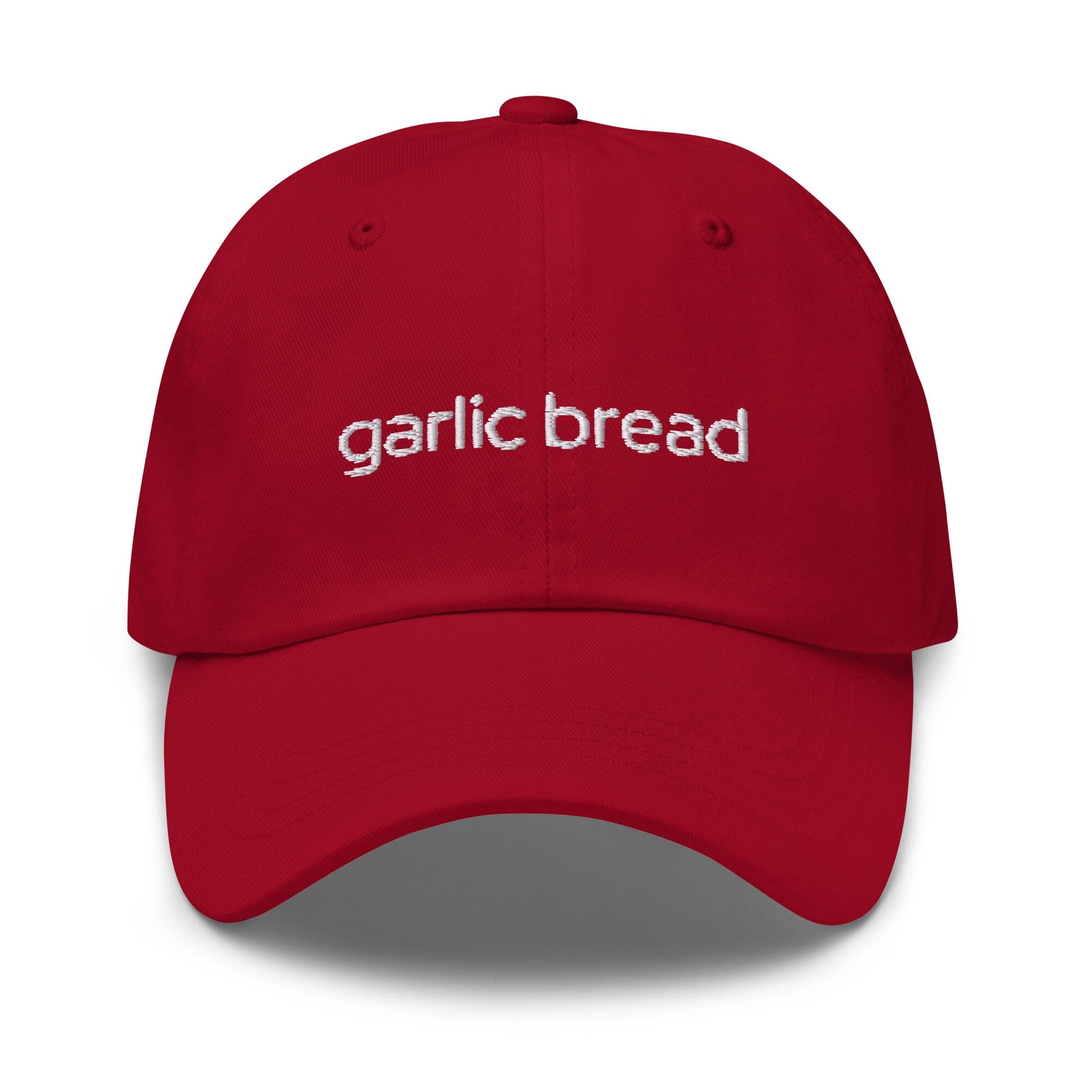 Garlic Bread Hat - Italian Start Gift - Garlic, Parm, Mozzarella, Butter, Olive Oil -  Embroidered Cotton Hat - Multiple Colors