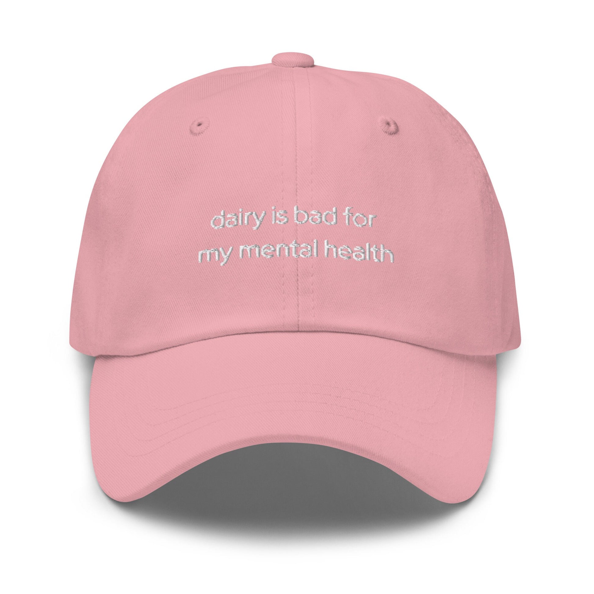 Dairy Free Hat - Funny Gift for your Lactose Intolerant Survivors -  Embroidered Cotton Hat - Multiple Colors
