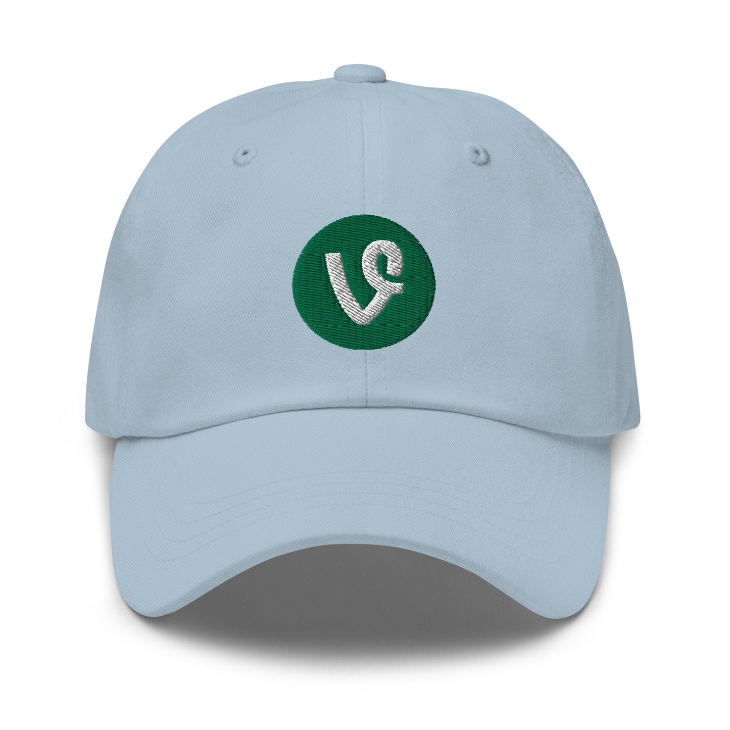 Vine Hat - Defunct Tech Unicorn -  Embroidered Cotton Baseball Hat - Multiple Colors
