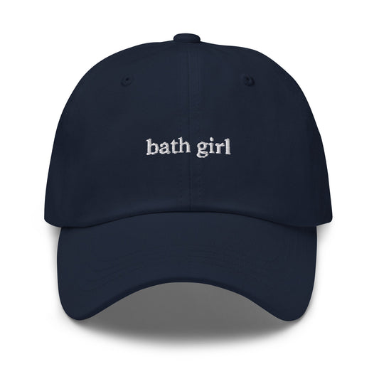Bath Girl Hat - For those Who Love to Bathe in Bubbles  - Multiple Colors - Cotton Embroidered Baseball Cap