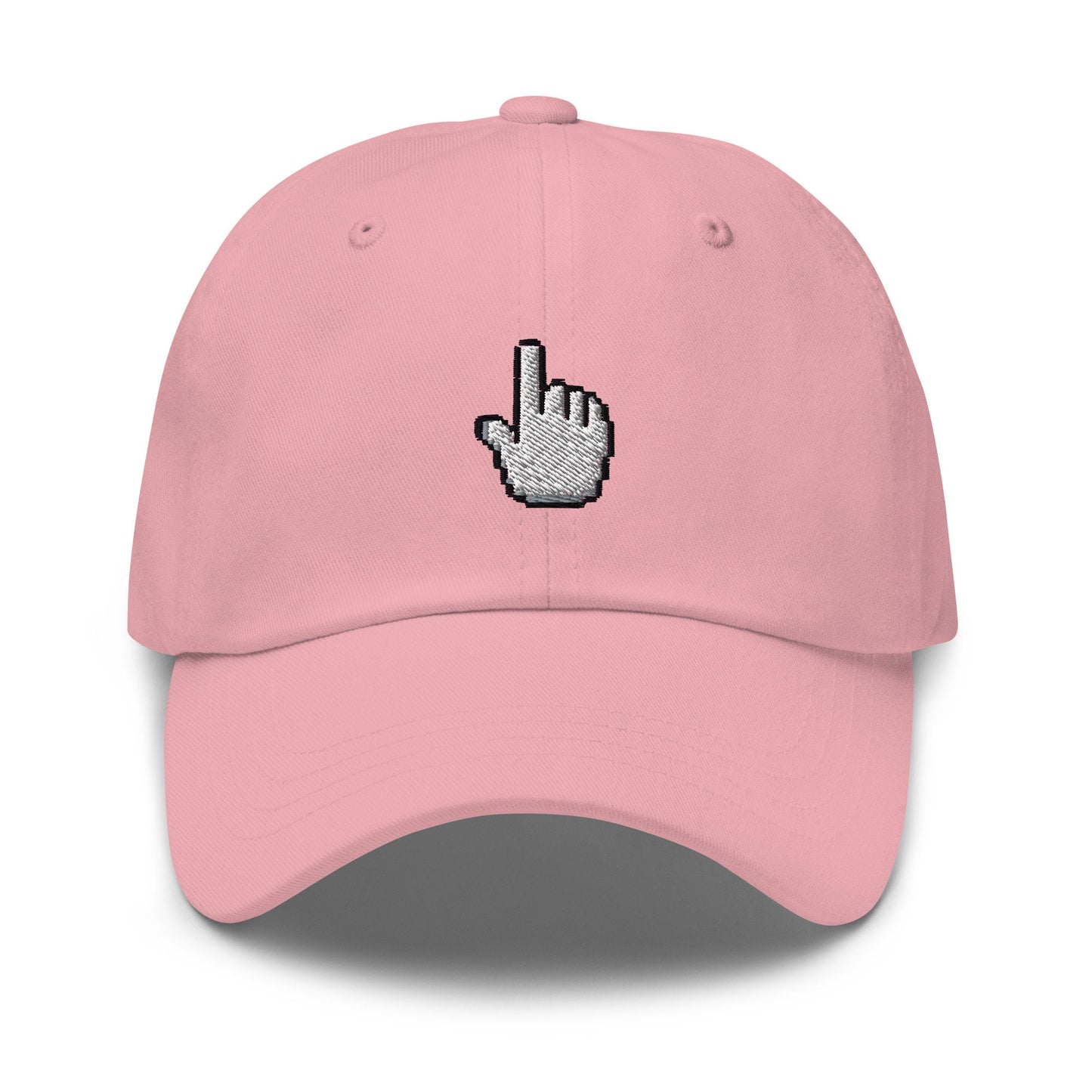 Mouse Pointer Hat - 90s, 2000s Tech Gift  - Click Me - Multiple Colors - Cotton Embroidered Baseball Cap