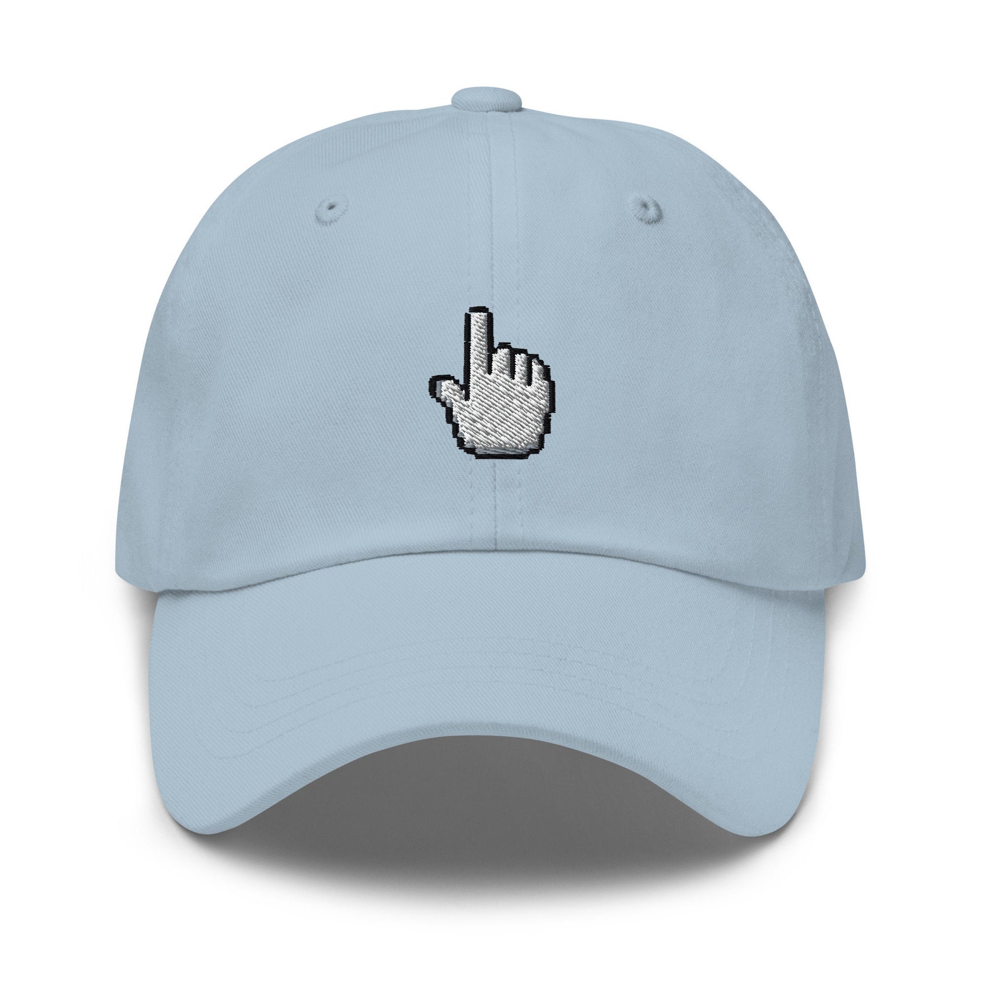 Mouse Pointer Hat - 90s, 2000s Tech Gift  - Click Me - Multiple Colors - Cotton Embroidered Baseball Cap