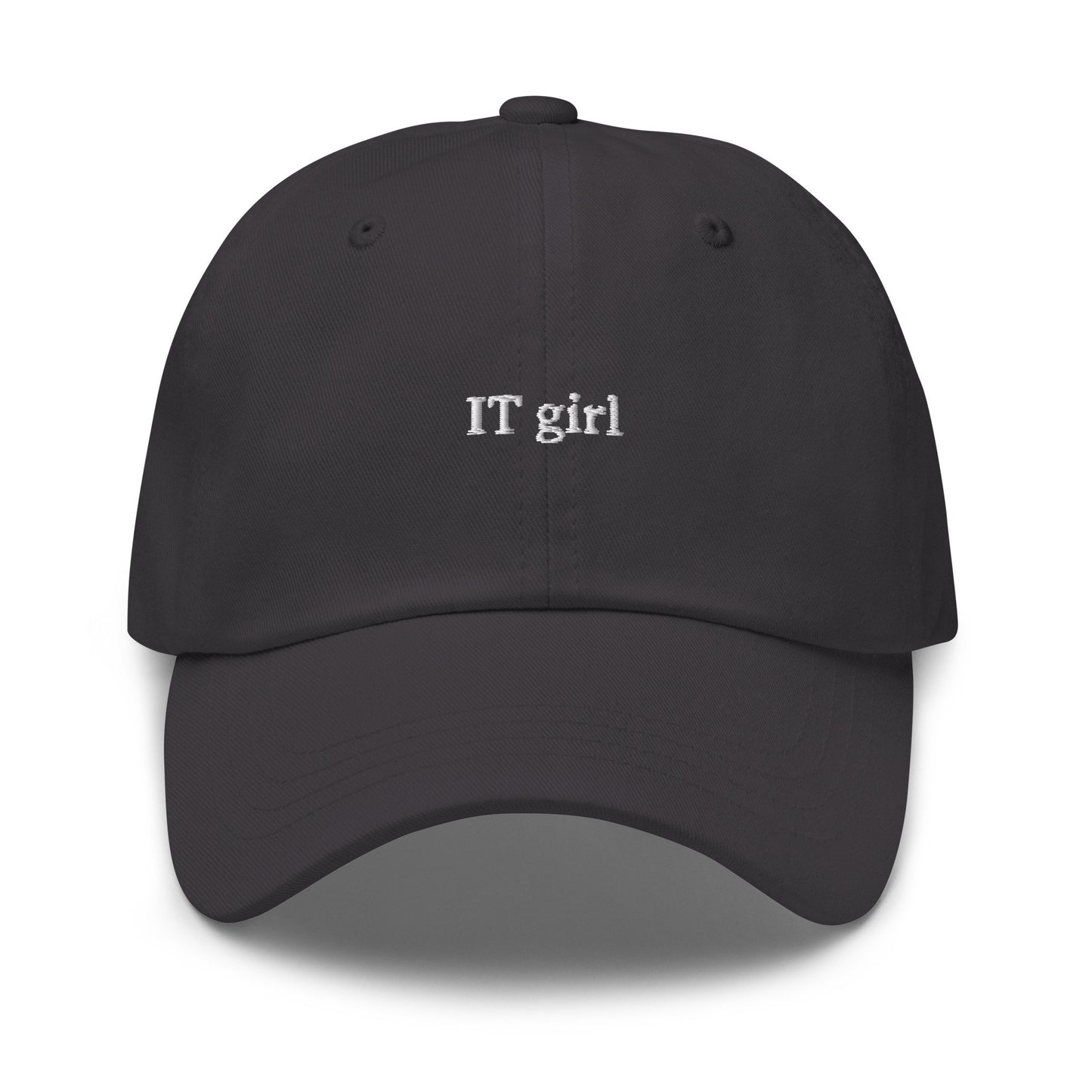 IT Girl Hat - For Girlboss Women In Tech - Girls in Stem - Funny Gift - Gift Cotton Embroidered Cap - Multiple Colors