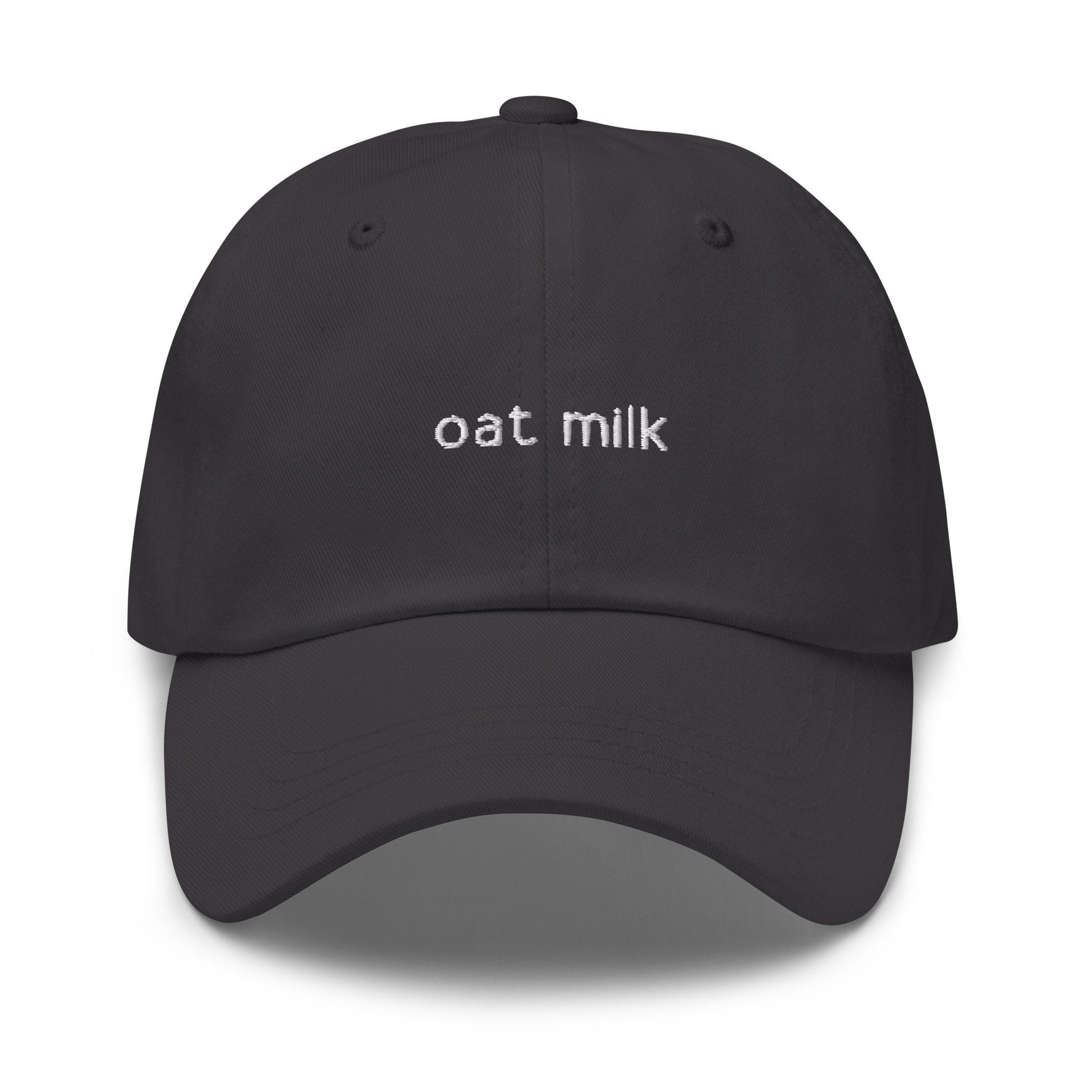Oat Milk Hat - Non Dairy Alt Milk Stans - Embroidered Cotton Hat - Multiple Colors