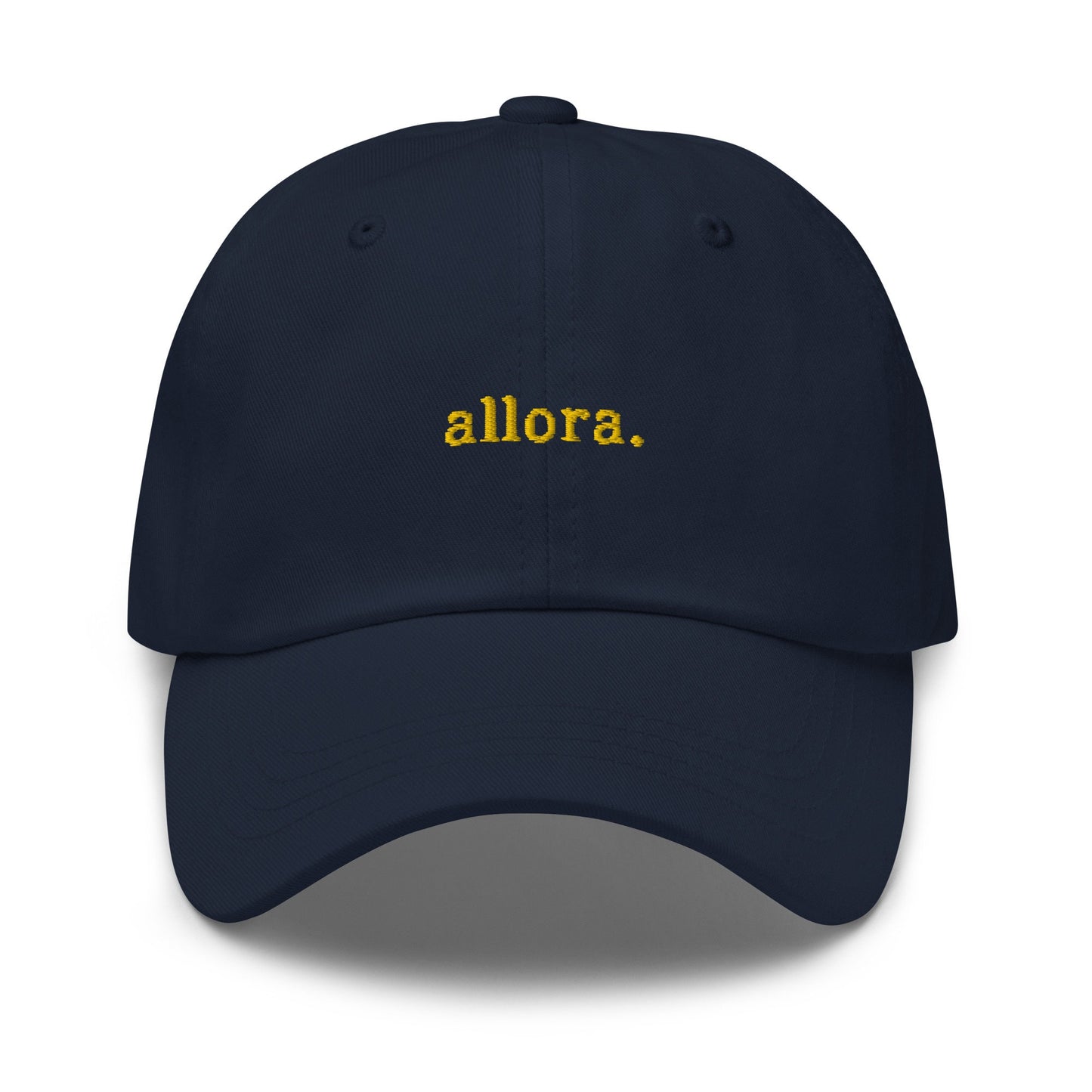 Allora Hat - Italian Sayings -  Embroidered Cotton Baseball Hat - Multiple Colors