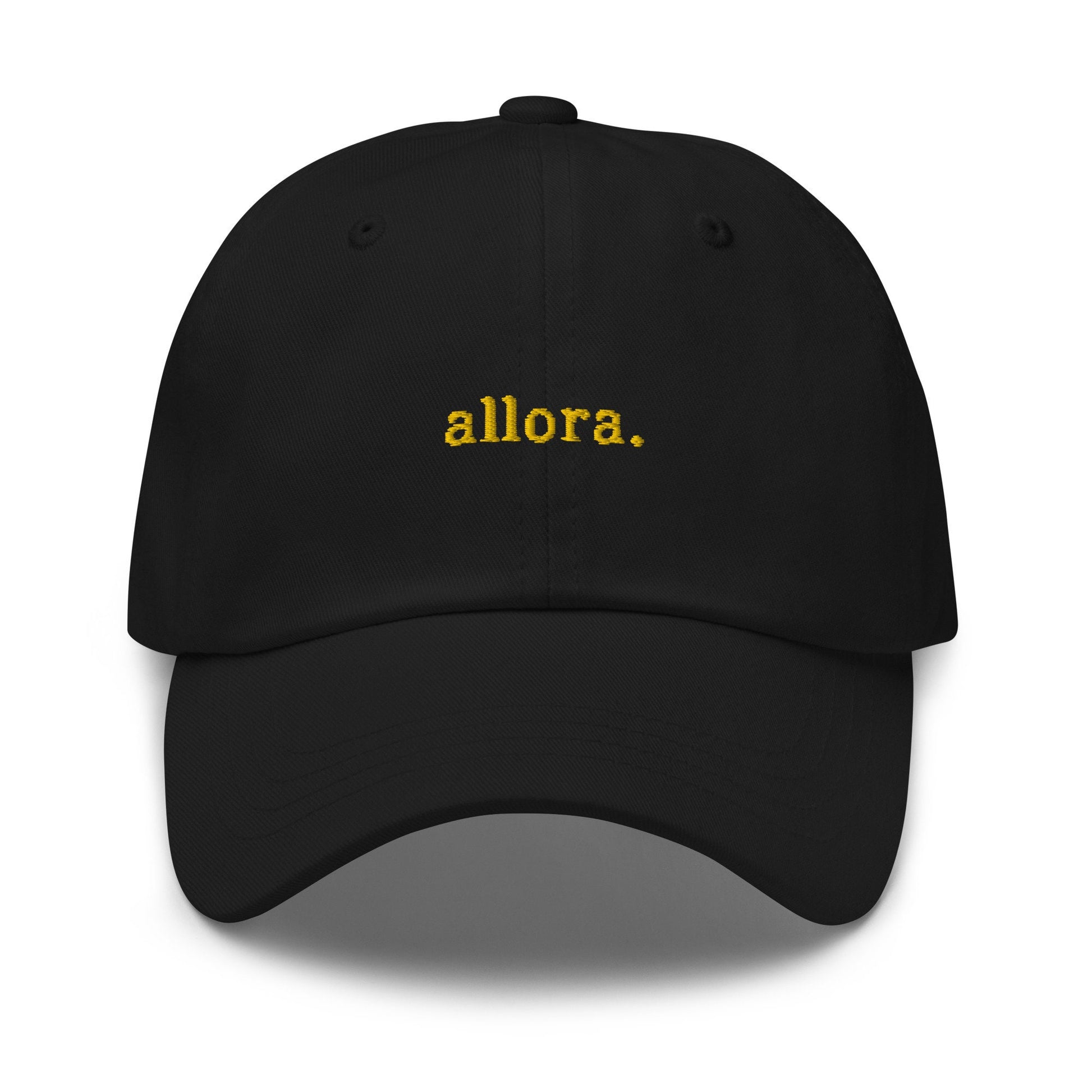 Allora Hat - Italian Sayings -  Embroidered Cotton Baseball Hat - Multiple Colors