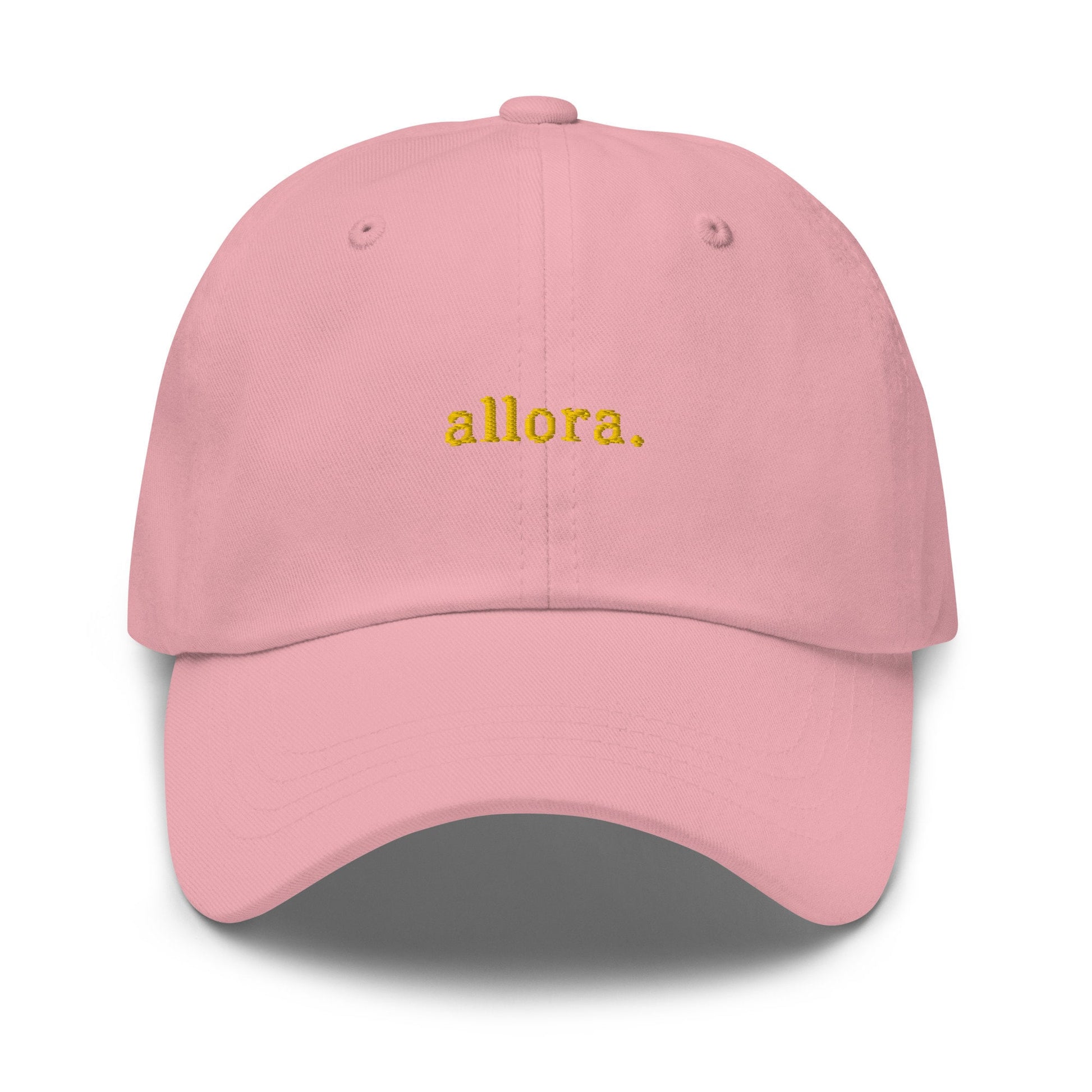 Allora Hat - Italian Sayings -  Embroidered Cotton Baseball Hat - Multiple Colors