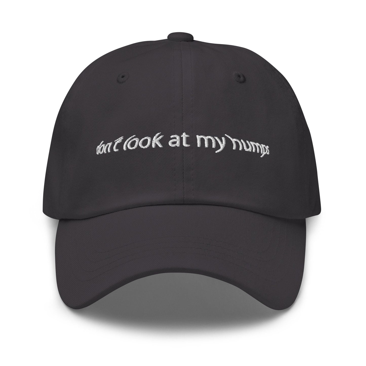 My Humps Hat - Don't Look at My Lovely Lady Lumps - 2000s Throwback - Cotton Embroidered Baseball Cap - Multiple colors