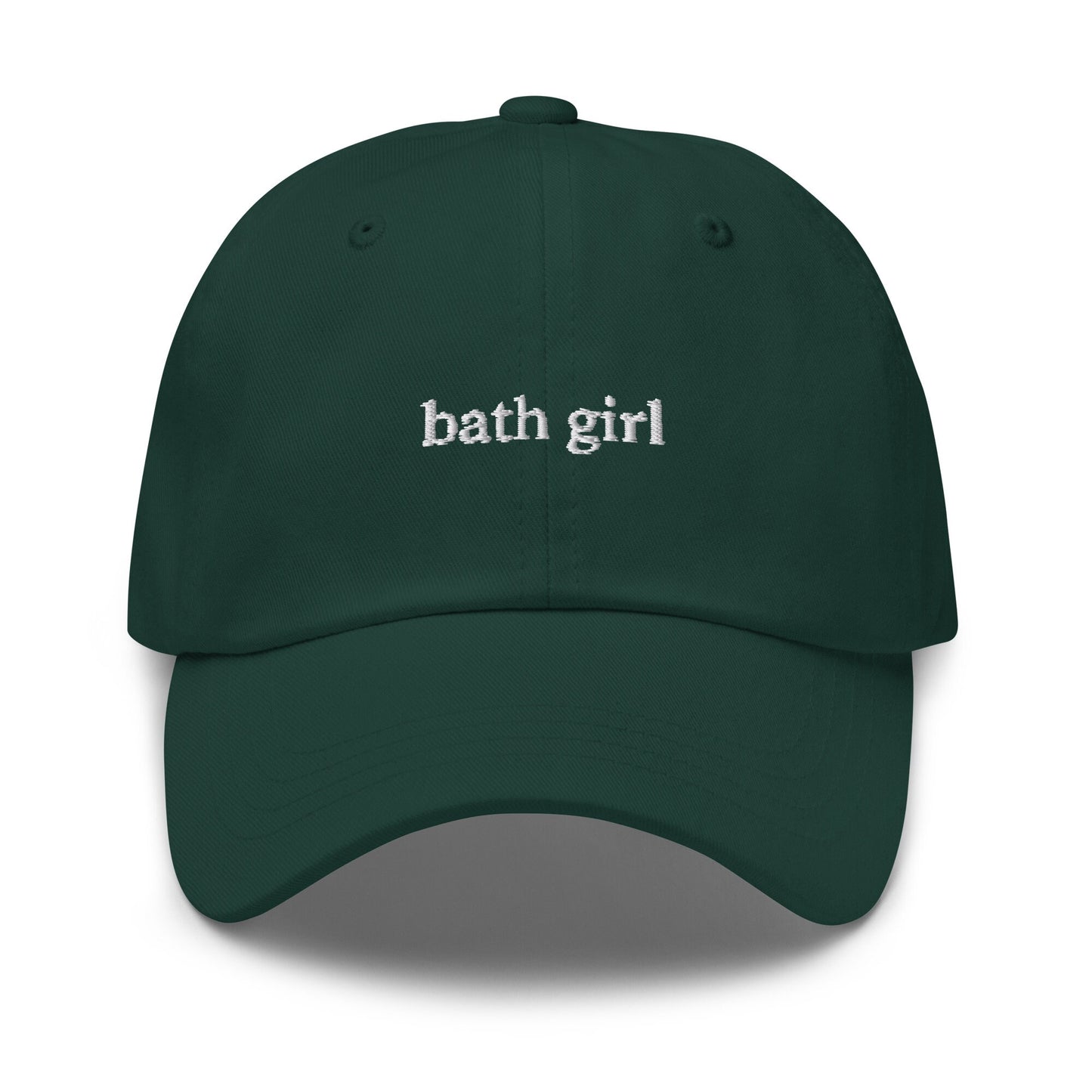 Bath Girl Hat - For those Who Love to Bathe in Bubbles  - Multiple Colors - Cotton Embroidered Baseball Cap