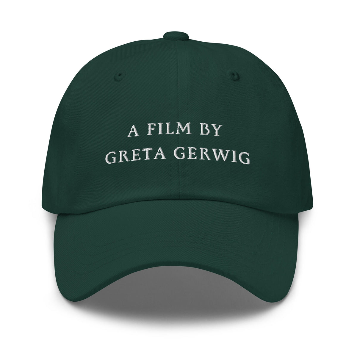 A Film by Greta Gerwig Hat - Film Fan Gift - Cotton Embroidered Baseball Cap - Multiple Colors