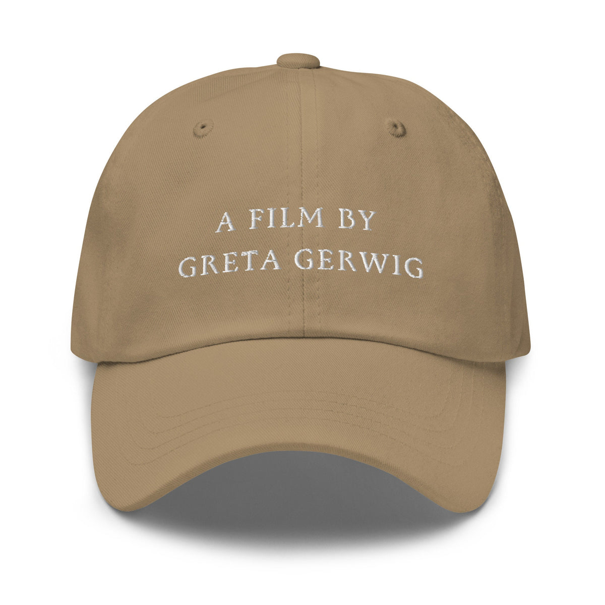 A Film by Greta Gerwig Hat - Film Fan Gift - Cotton Embroidered Baseball Cap - Multiple Colors