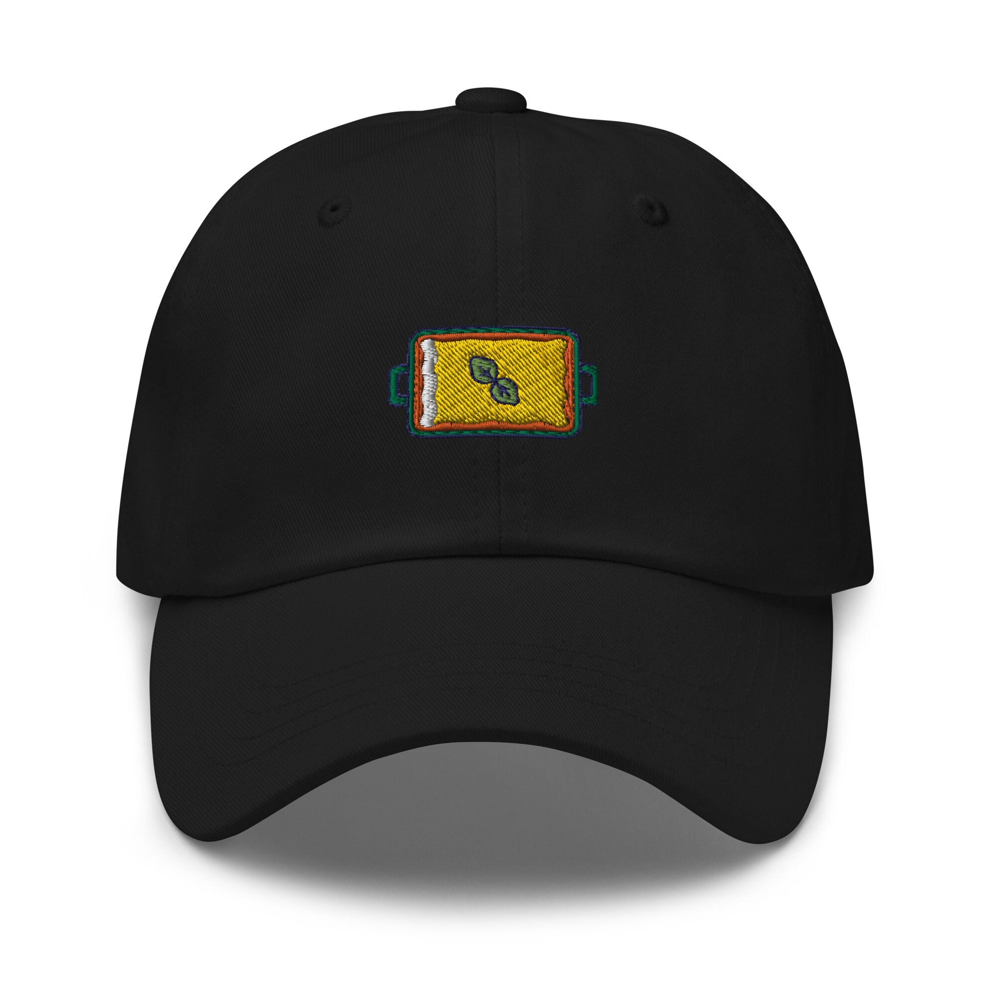 Lasagna Hat - Pasta Gift - Italian Food Classics - Embroidered Cotton Baseball Cap - Multiple Colors