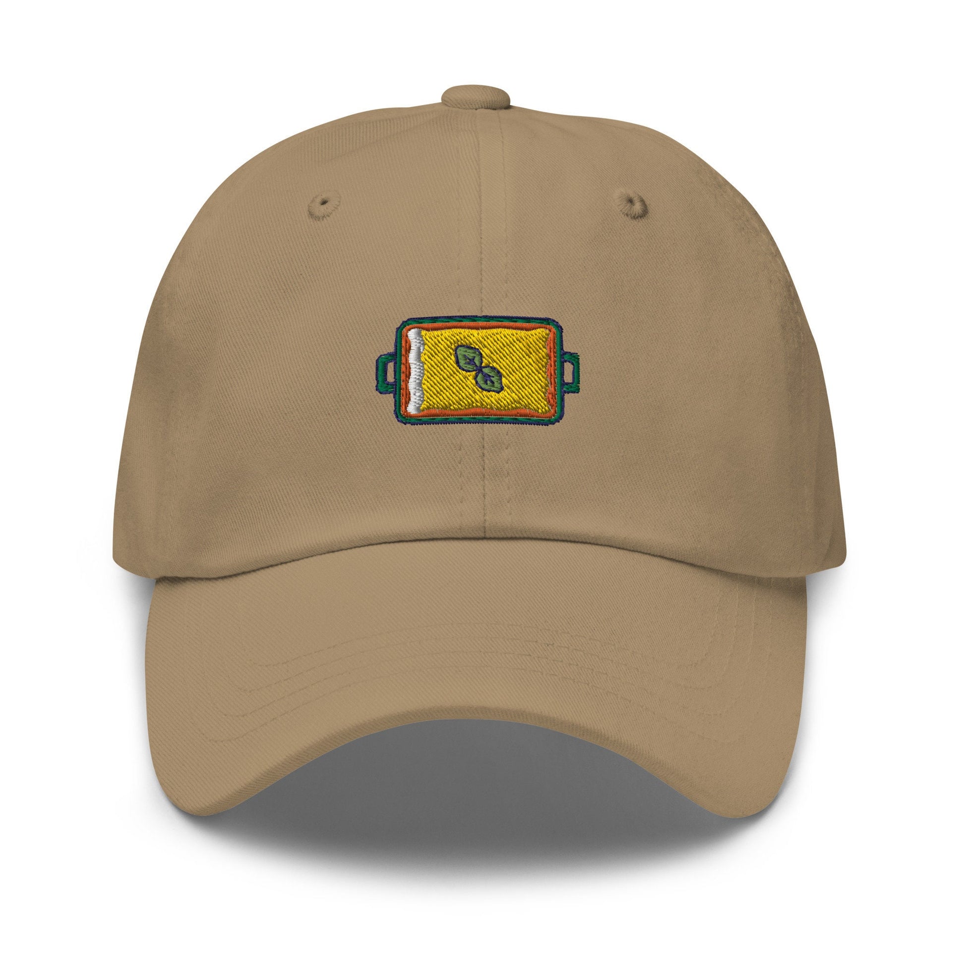 Lasagna Hat - Pasta Gift - Italian Food Classics - Embroidered Cotton Baseball Cap - Multiple Colors