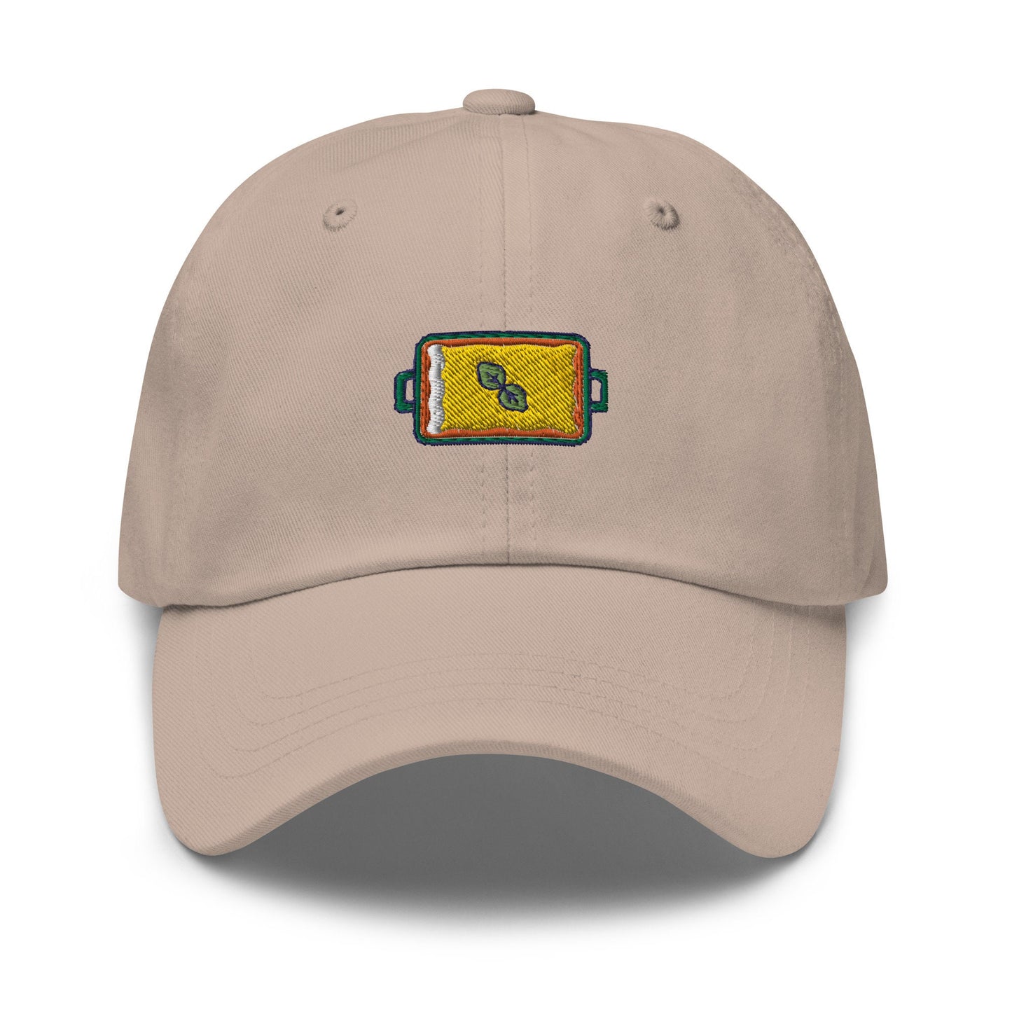Lasagna Hat - Pasta Gift - Italian Food Classics - Embroidered Cotton Baseball Cap - Multiple Colors