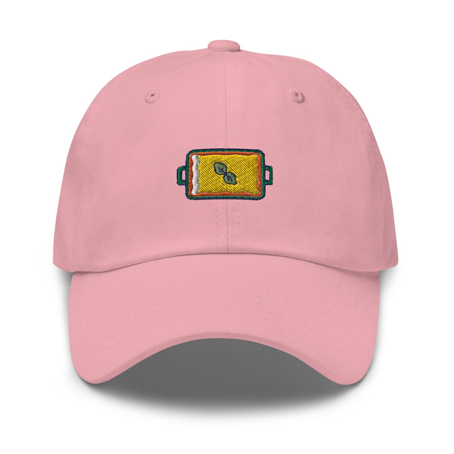Lasagna Hat - Pasta Gift - Italian Food Classics - Embroidered Cotton Baseball Cap - Multiple Colors