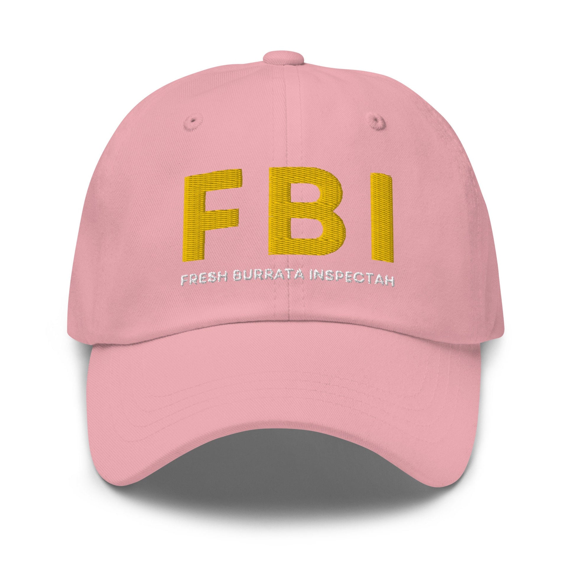 BURRATA Hat - Funny Italian Cheese Hat - Cotton Embroidered Baseball Cap - Multiple Colors