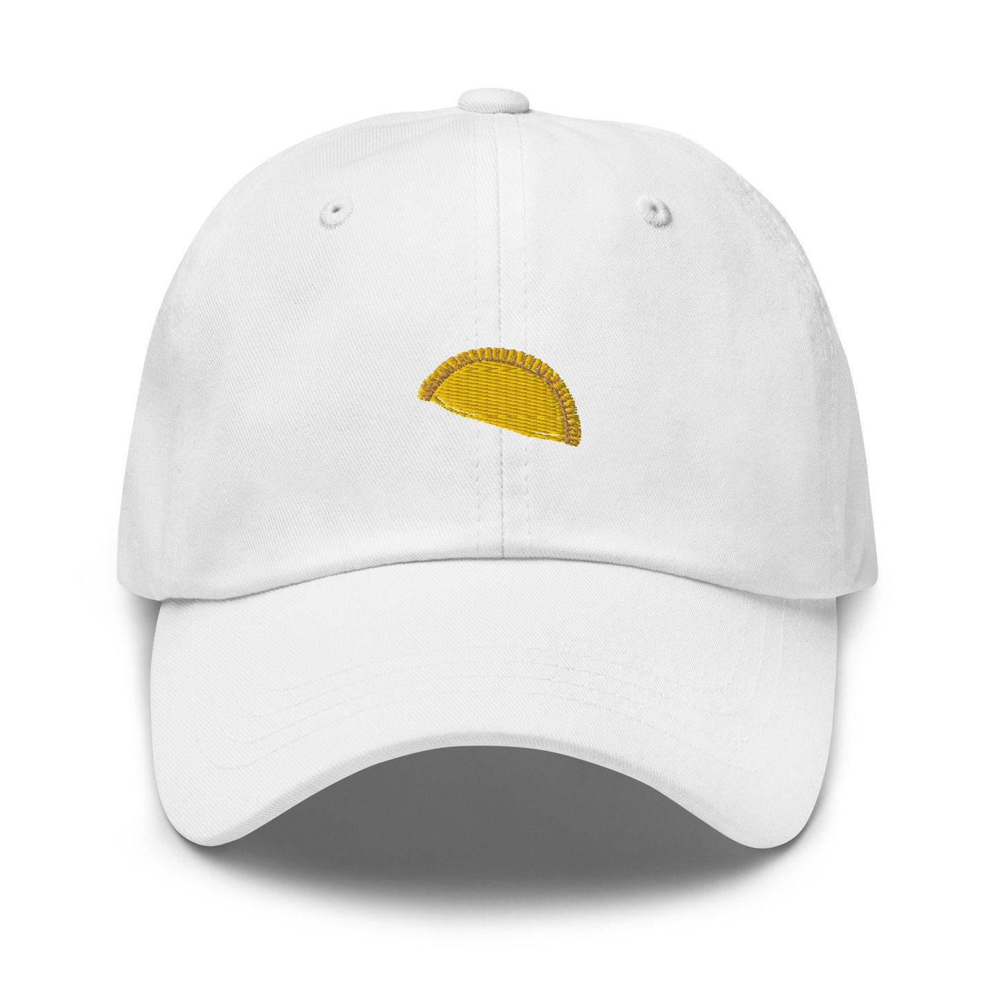 Jamaican Patty Hat - Caribbean Savoury Pastries From Heaven - Spicy Hand Pie  - Cotton Embroidered Baseball Cap - Multiple Colors