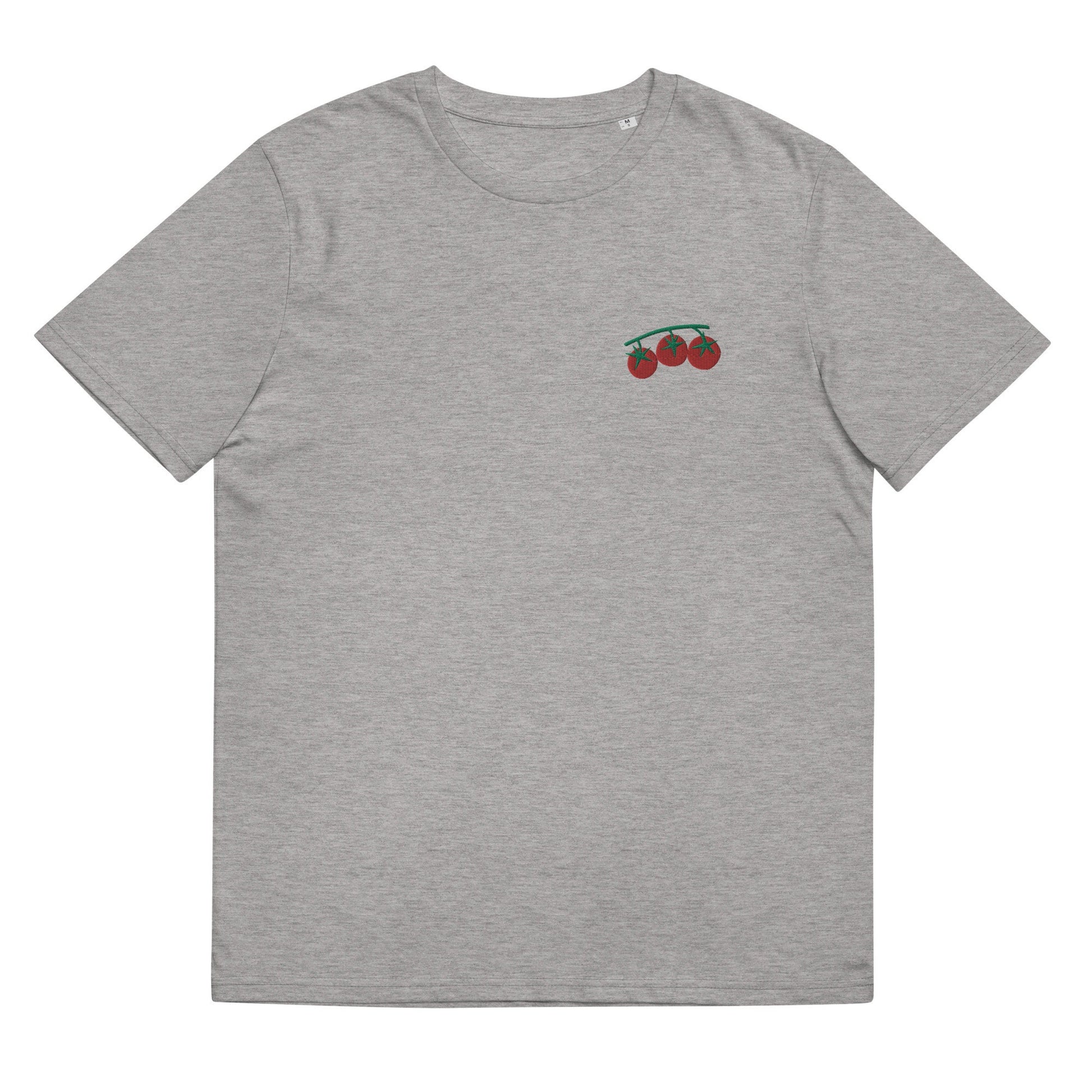 Tomato Vine T Shirt - Italian Food Lovers - Tomato Gift - Cotton Embroidered Shirt - Multiple Colors