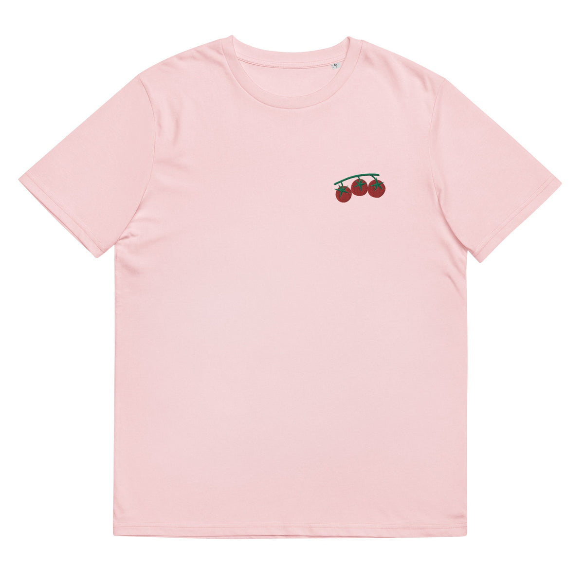 Tomato Vine T Shirt - Italian Food Lovers - Tomato Gift - Cotton Embroidered Shirt - Multiple Colors