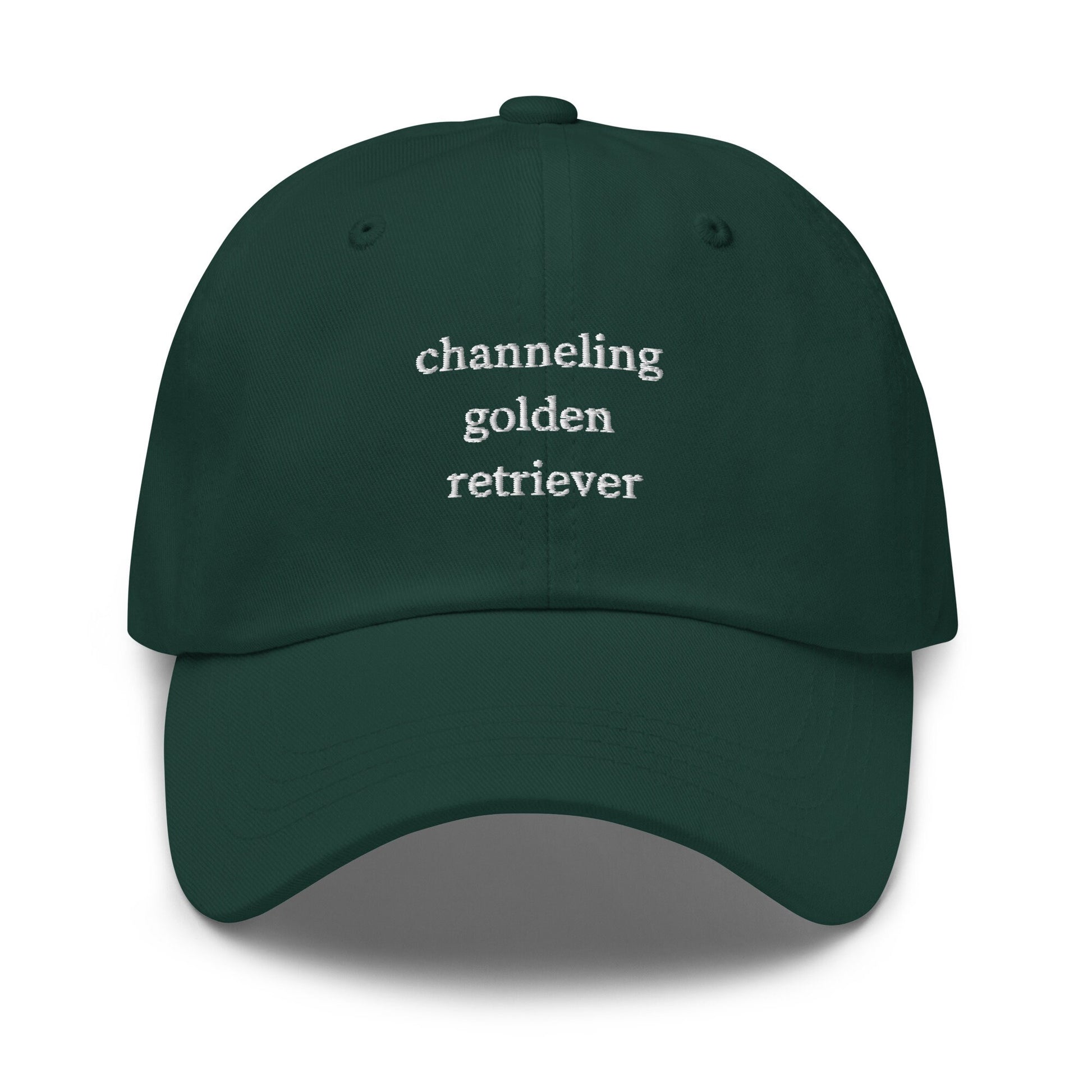 Golden Retriever Dad Hat - Dog Life - Golden Retriever Energy - Cotton Embroidered Cap - Multiple Colors