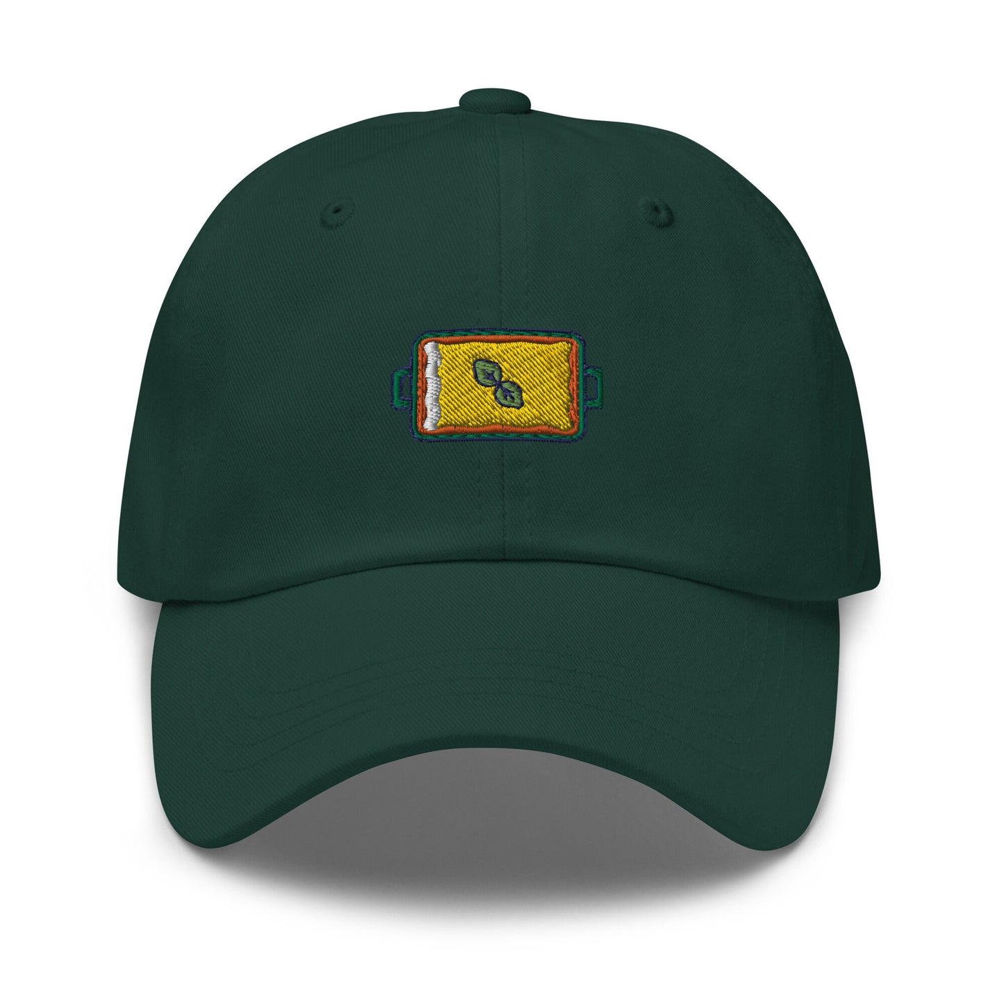 Lasagna Hat - Pasta Gift - Italian Food Classics - Embroidered Cotton Baseball Cap - Multiple Colors