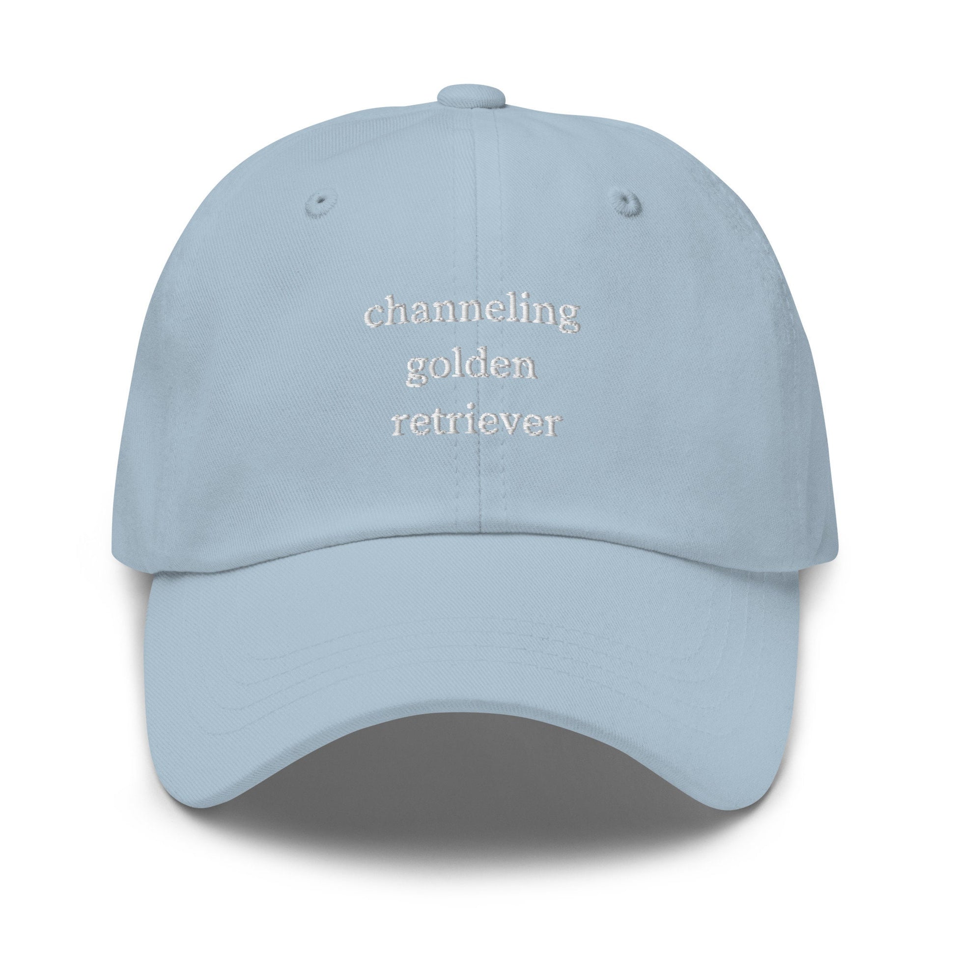 Golden Retriever Dad Hat - Dog Life - Golden Retriever Energy - Cotton Embroidered Cap - Multiple Colors