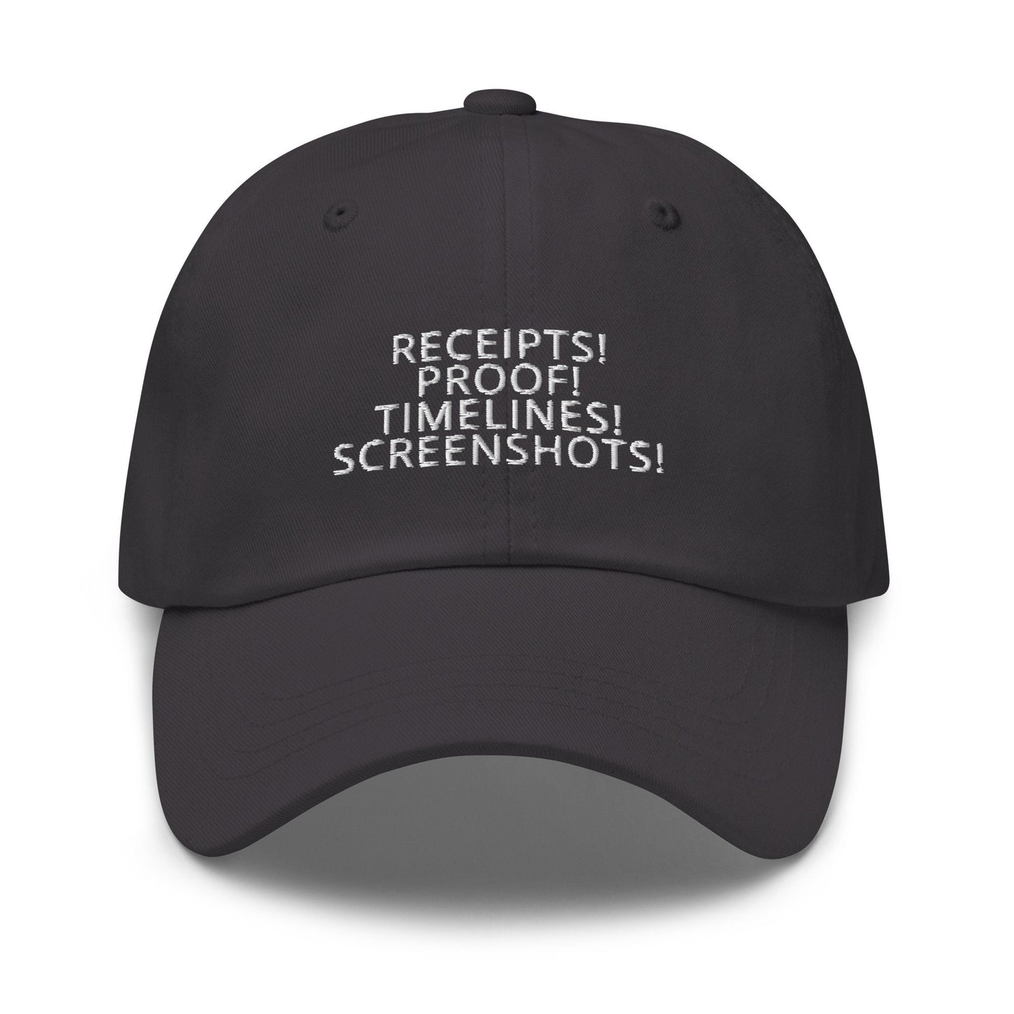 SLC Finale Exposed Hat - RHOSLC Receipts - RHOSLC Reunion - Multiple Colors - Cotton Embroidered Cap