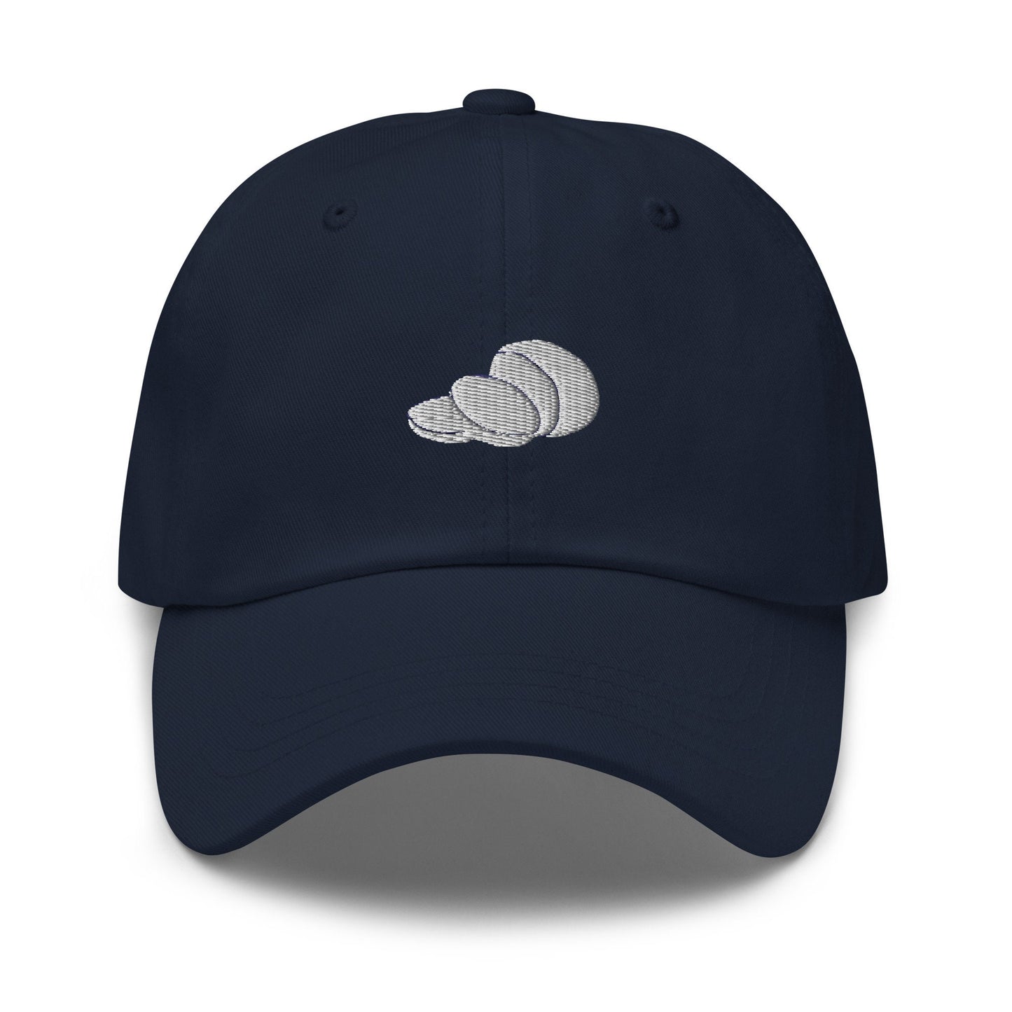 Mozzarella Hat - Fresh Italian Cheese - Foodie Gift - Embroidered Baseball Cap Dad Hat