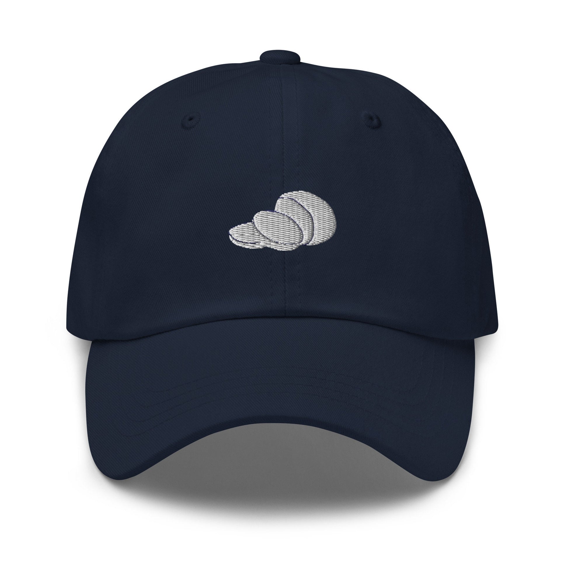 Mozzarella Hat - Fresh Italian Cheese - Foodie Gift - Embroidered Baseball Cap Dad Hat