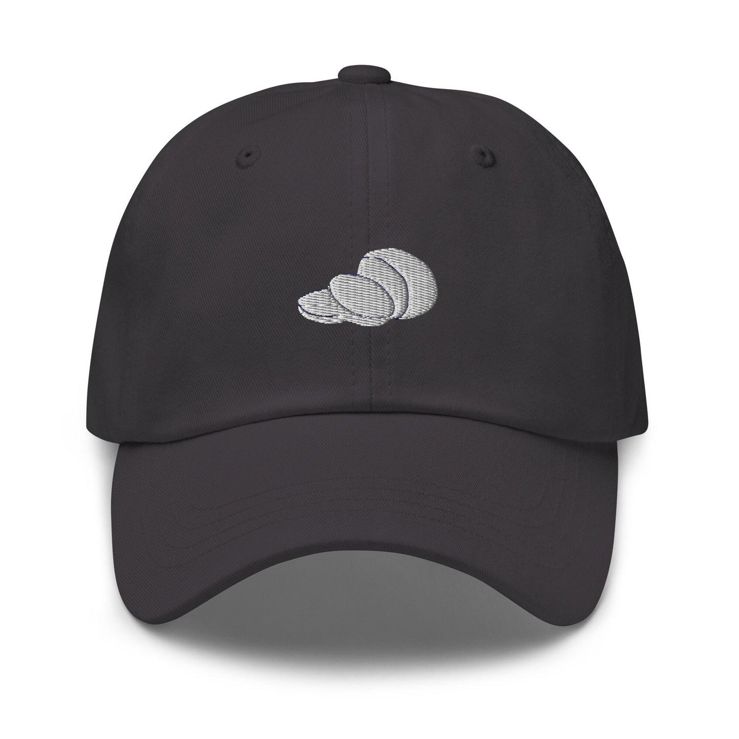 Mozzarella Hat - Fresh Italian Cheese - Foodie Gift - Embroidered Baseball Cap Dad Hat