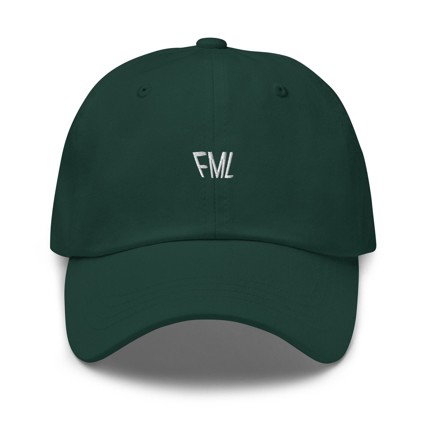 FML Hat - Embroidered Cotton Cap - Dad Hat - Multiple Colors