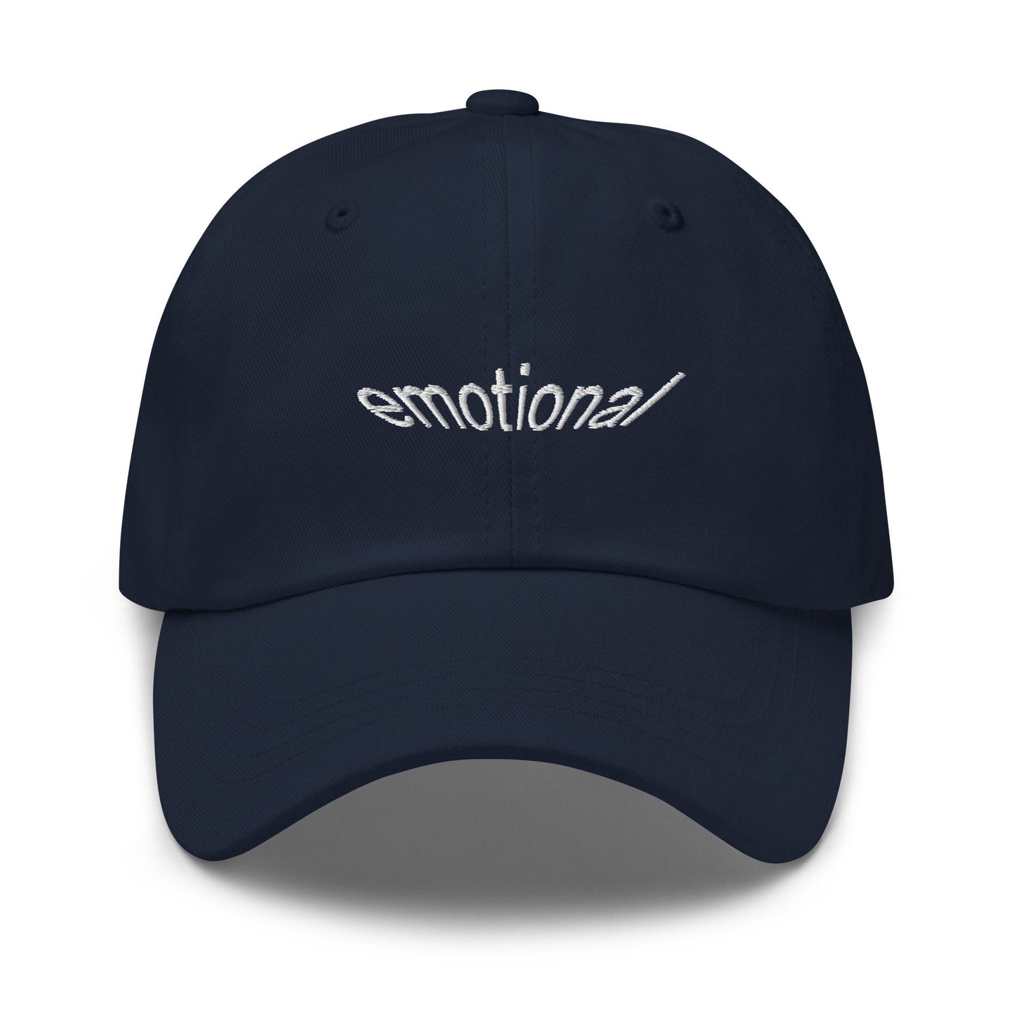 Emotional Hat - Gift for Sensitive Girlies - Embroidered Cotton Cap - Dad Hat - Multiple Colors