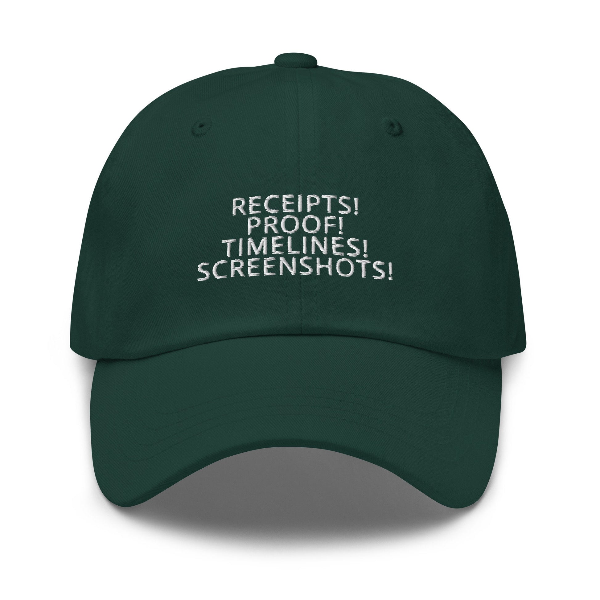 SLC Finale Exposed Hat - RHOSLC Receipts - RHOSLC Reunion - Multiple Colors - Cotton Embroidered Cap