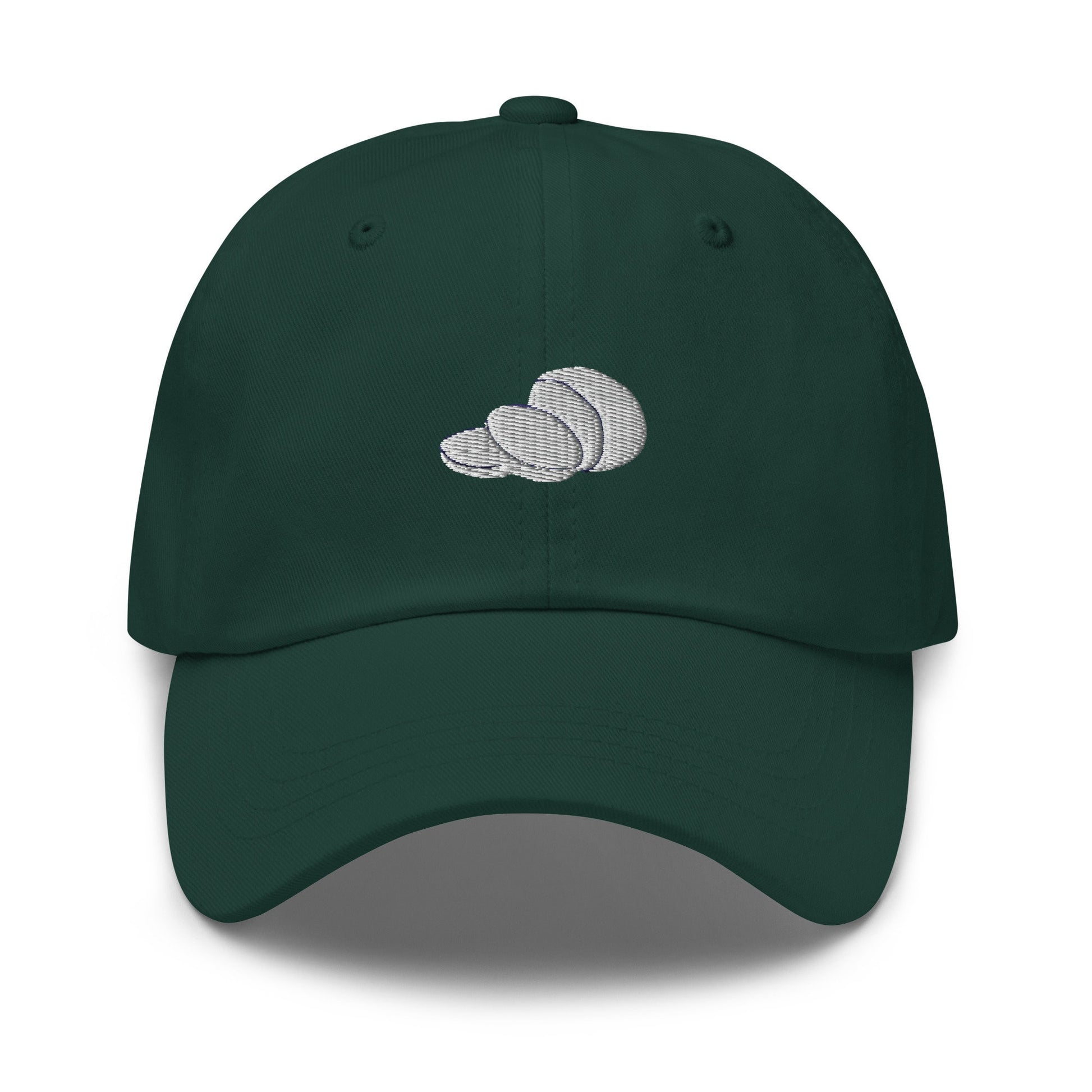 Mozzarella Hat - Fresh Italian Cheese - Foodie Gift - Embroidered Baseball Cap Dad Hat