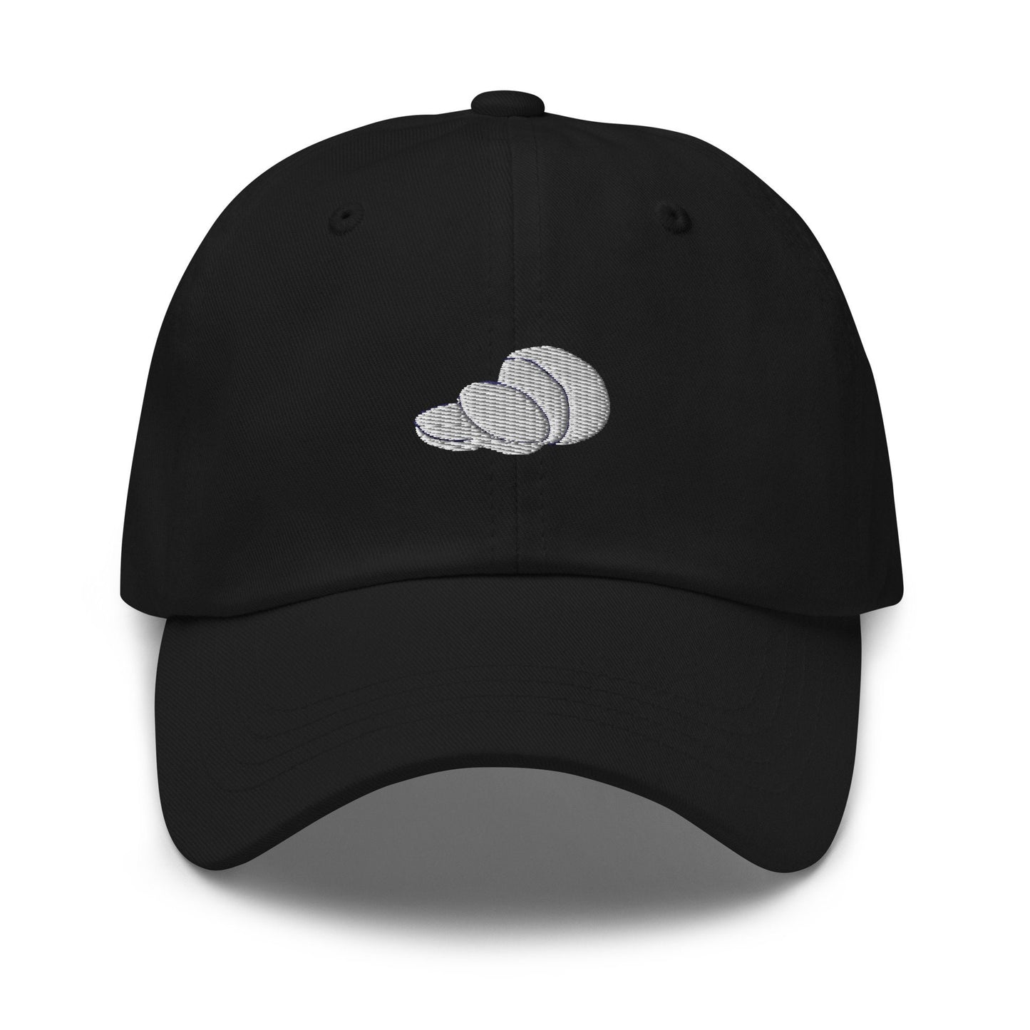 Mozzarella Hat - Fresh Italian Cheese - Foodie Gift - Embroidered Baseball Cap Dad Hat