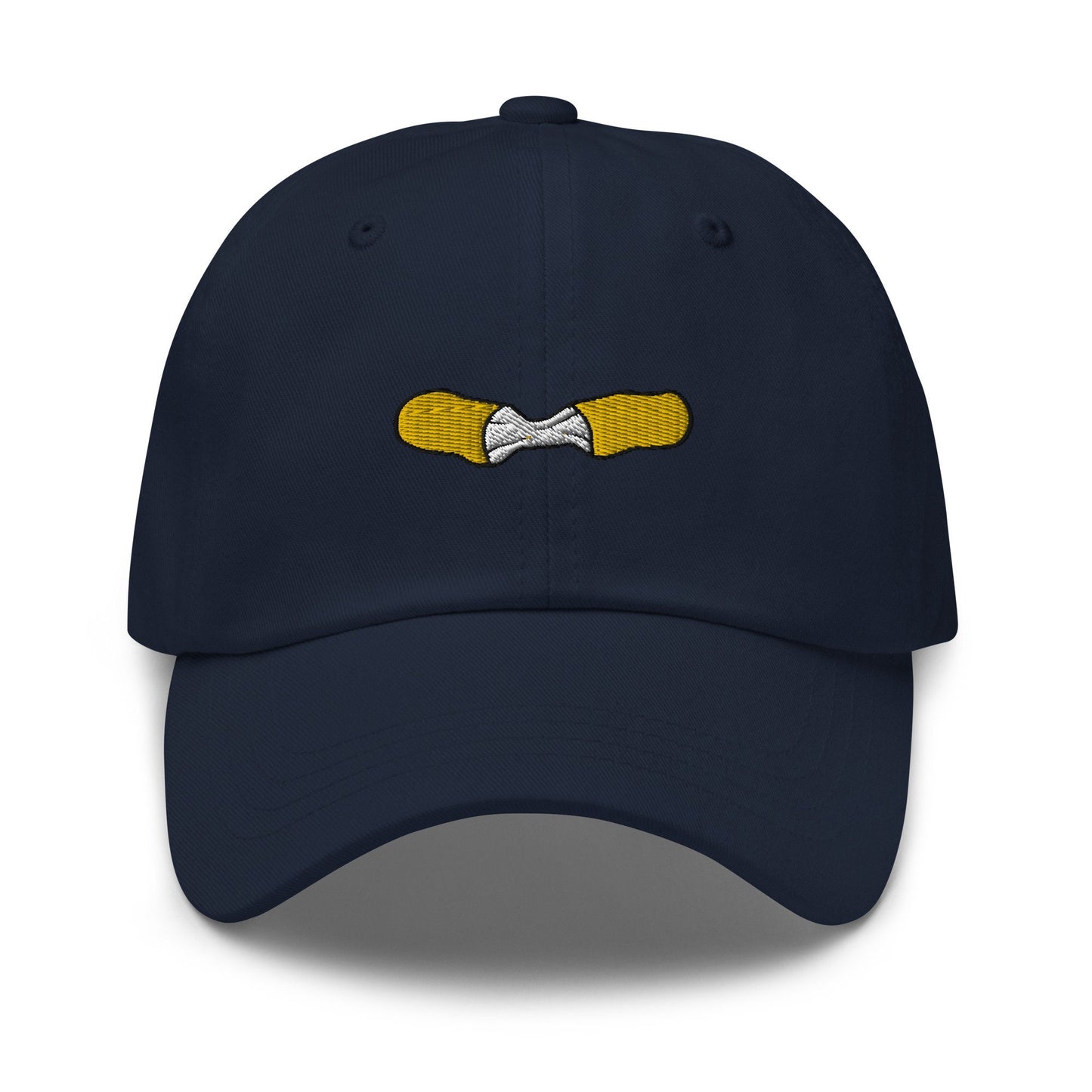 Mozzarella Stick Hat - Italian Cheese Appetizer - Foodie Gift - Embroidered Baseball Cap Dad Hat