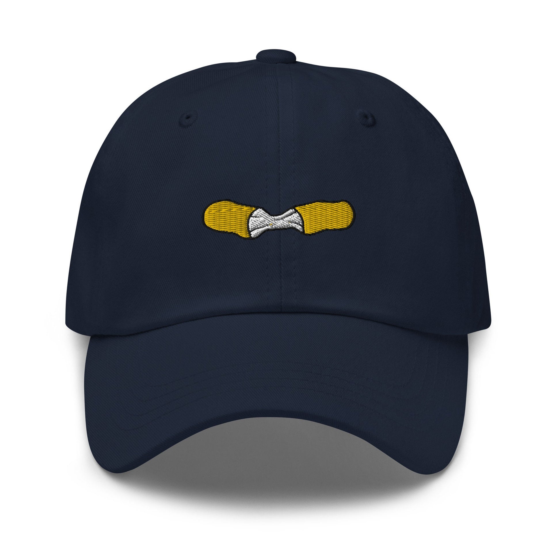Mozzarella Stick Hat - Italian Cheese Appetizer - Foodie Gift - Embroidered Baseball Cap Dad Hat