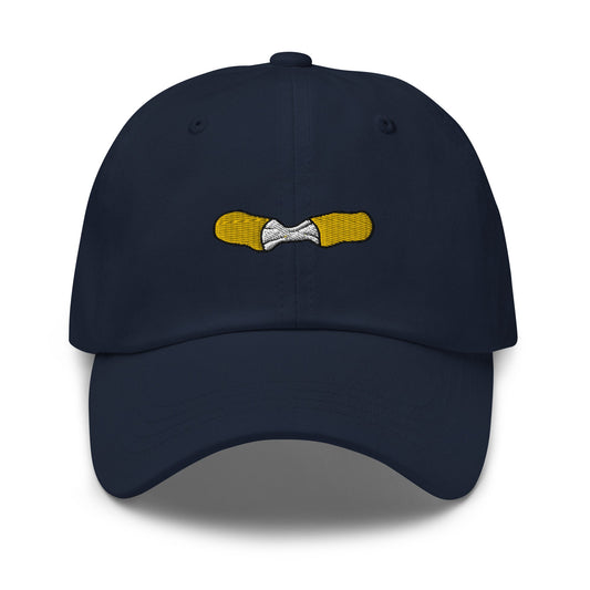 Mozzarella Stick Hat - Italian Cheese Appetizer - Foodie Gift - Embroidered Baseball Cap Dad Hat