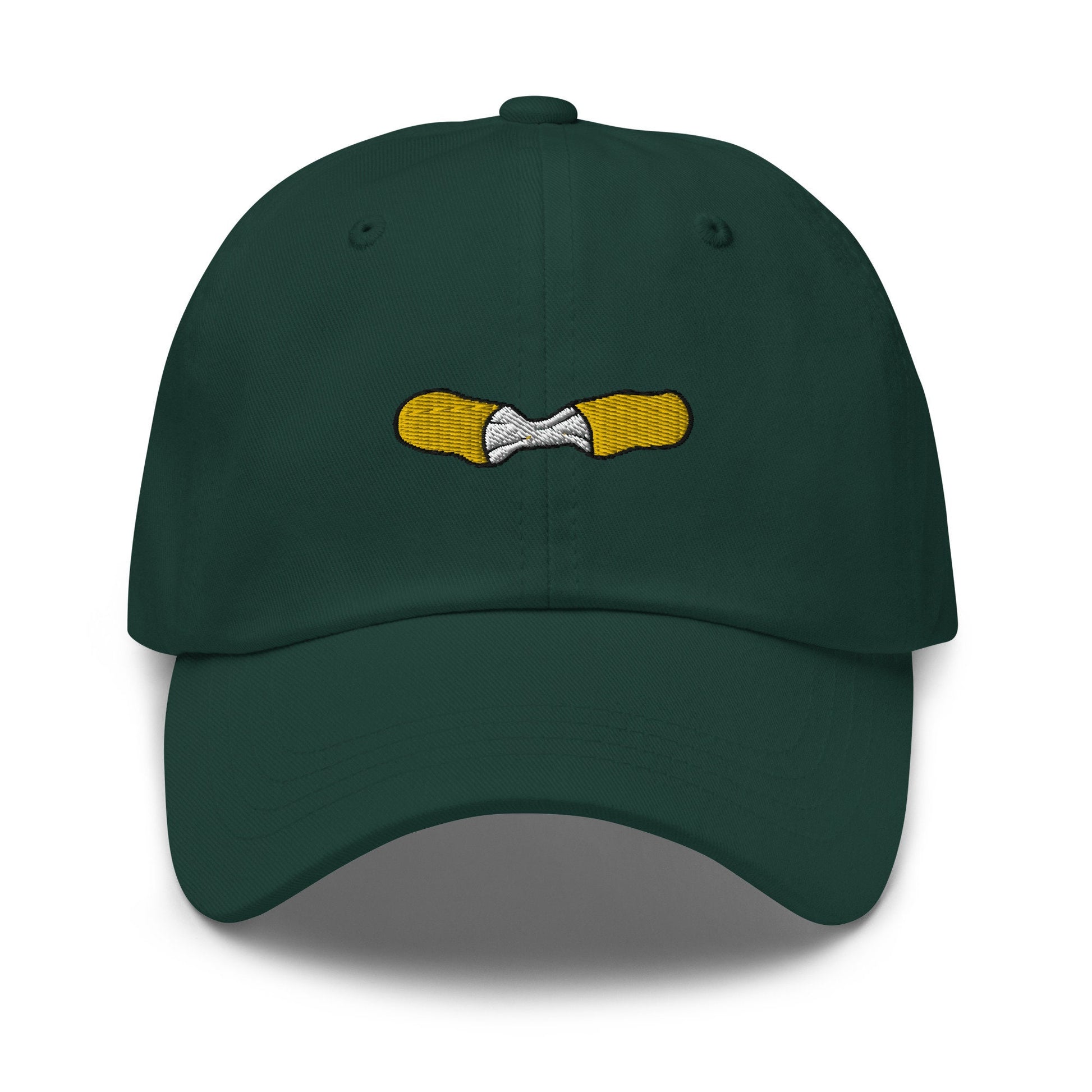 Mozzarella Stick Hat - Italian Cheese Appetizer - Foodie Gift - Embroidered Baseball Cap Dad Hat