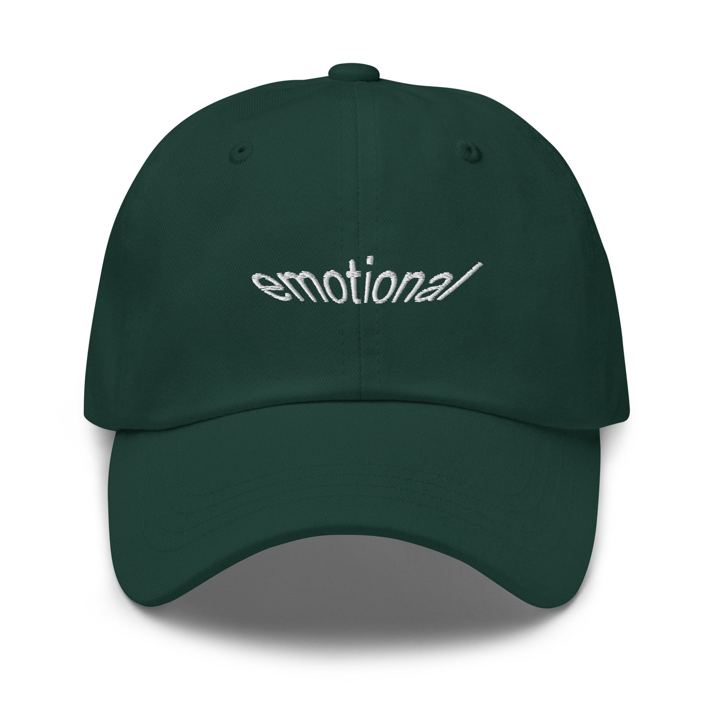 Emotional Hat - Gift for Sensitive Girlies - Embroidered Cotton Cap - Dad Hat - Multiple Colors