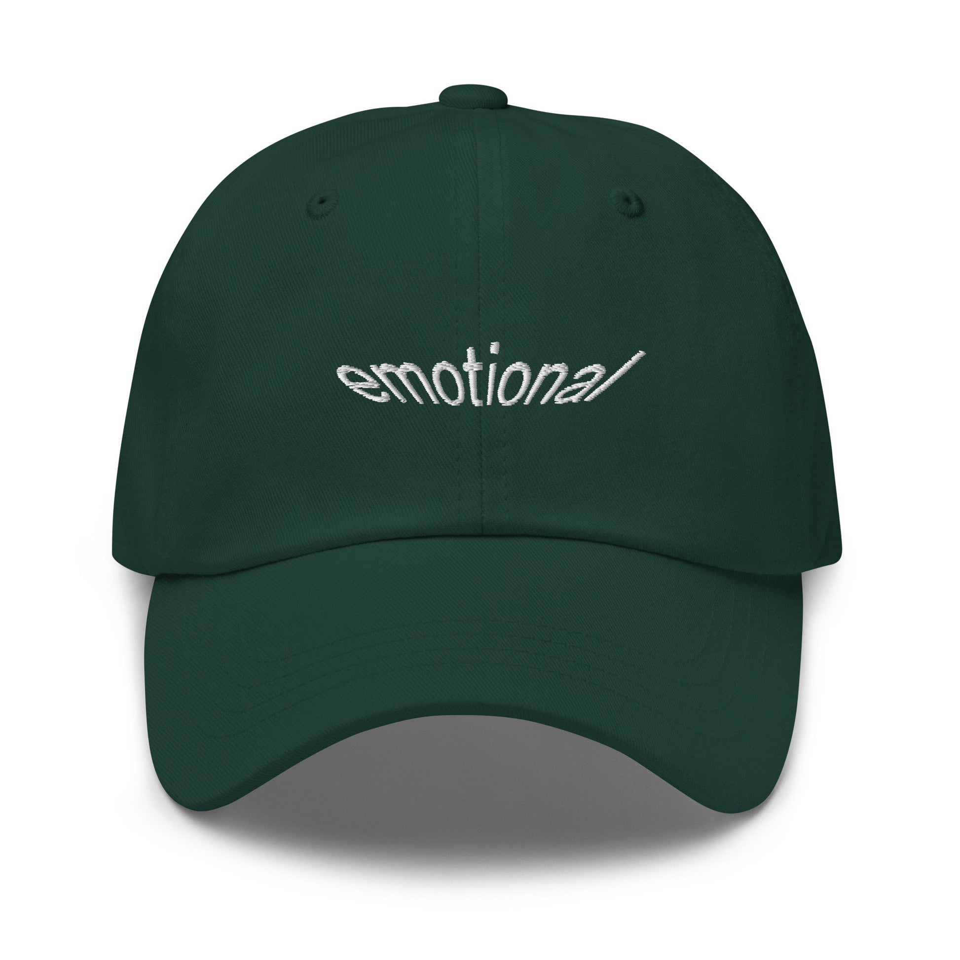 Emotional Hat - Gift for Sensitive Girlies - Embroidered Cotton Cap - Dad Hat - Multiple Colors