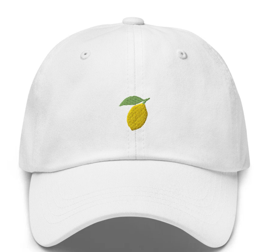 Lemon Hat - Embroidered Hat - Multiple Colors