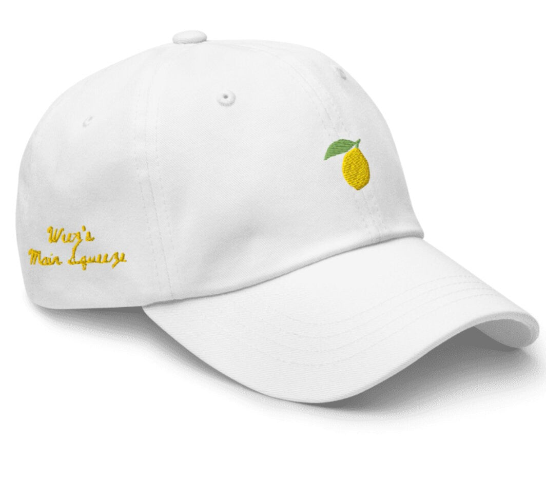 Lemon Hat - Embroidered Hat - Multiple Colors