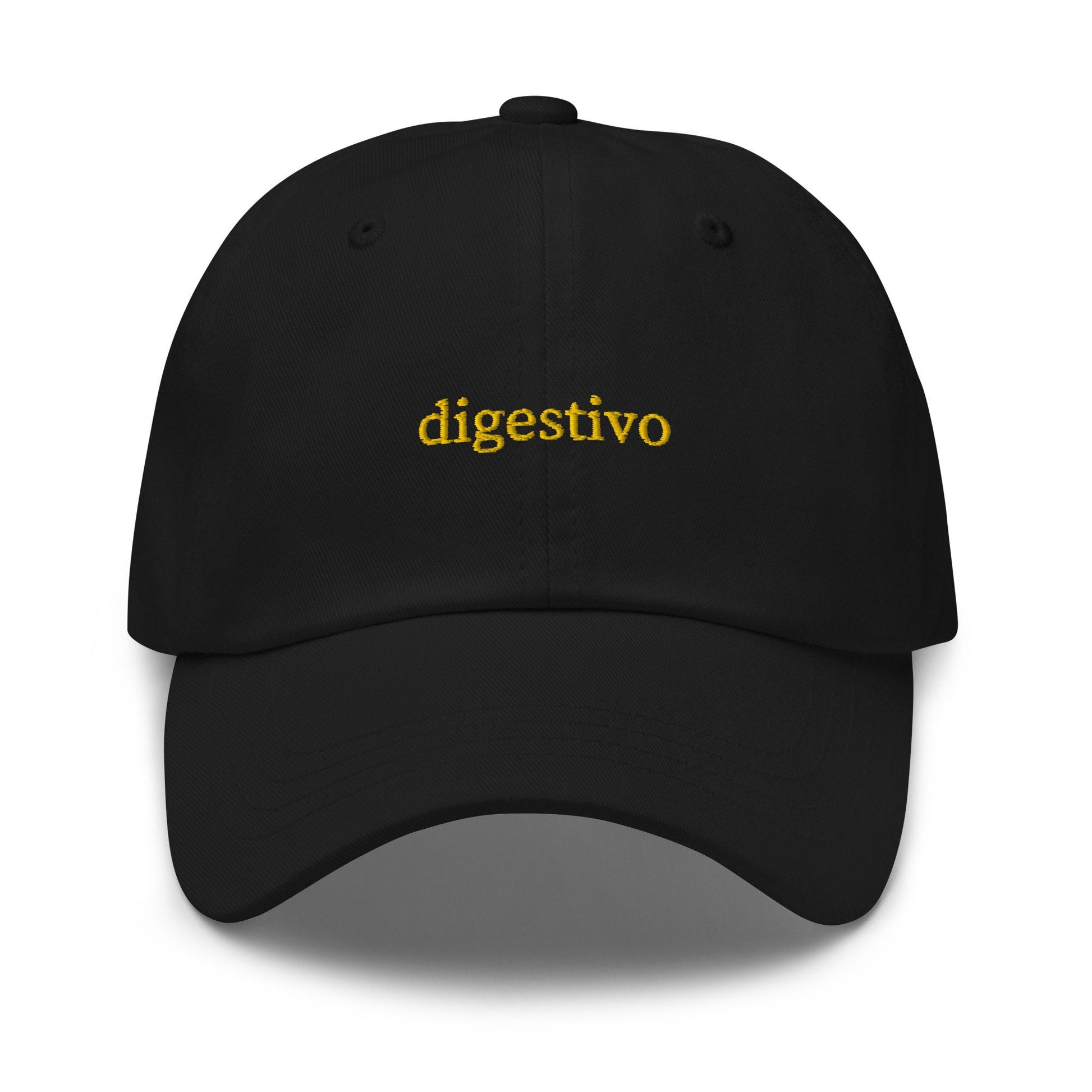 Digestivo Dad Hat - Italian Liqueur Drink - Limoncello, Amaro, Campari - Embroidered Cotton Cap - Multiple Colors