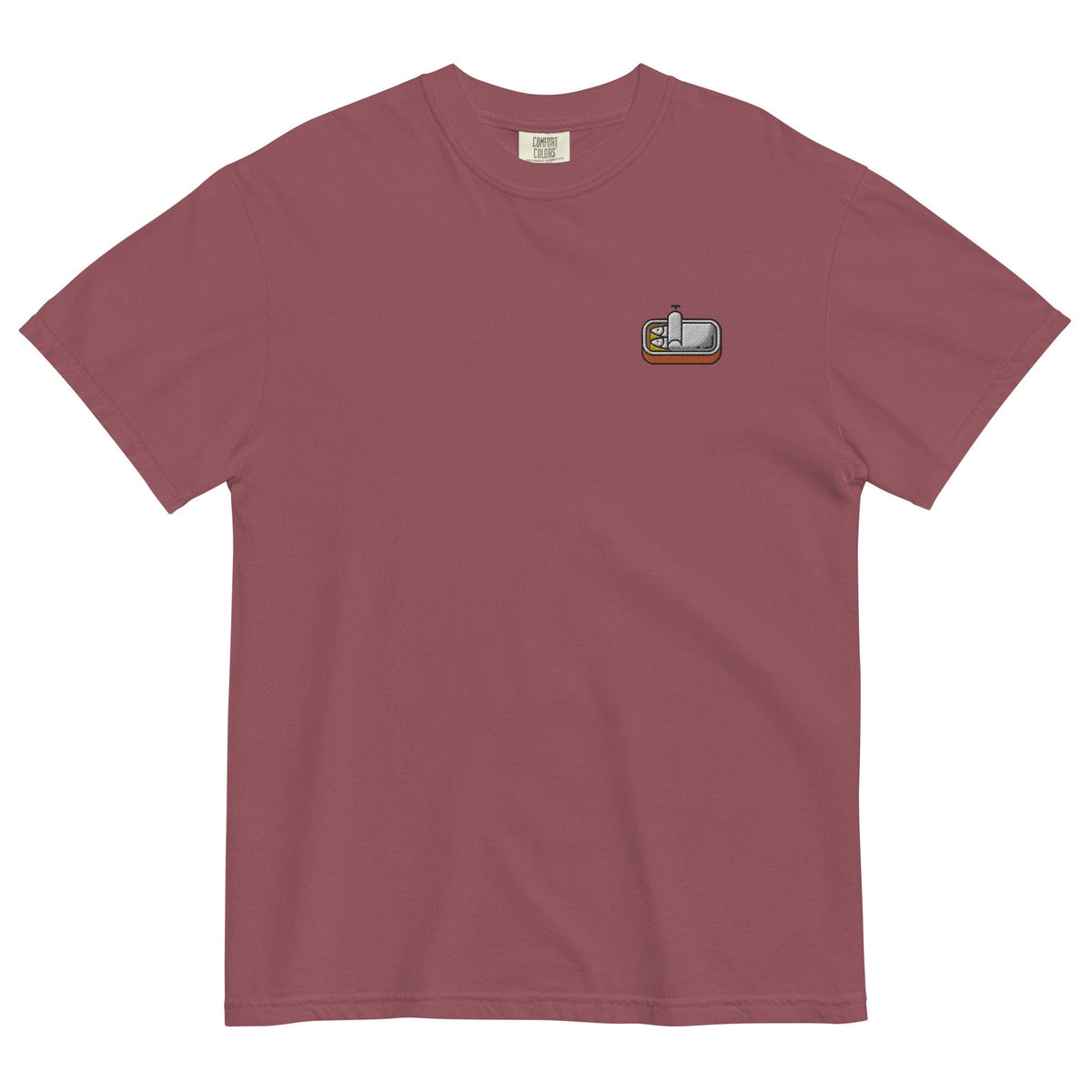 Sardine T Shirt - Canned Fish Moment - Anchovy Fans - Seafood Lovers - Cotton Embroidered Shirt - Multiple Colors