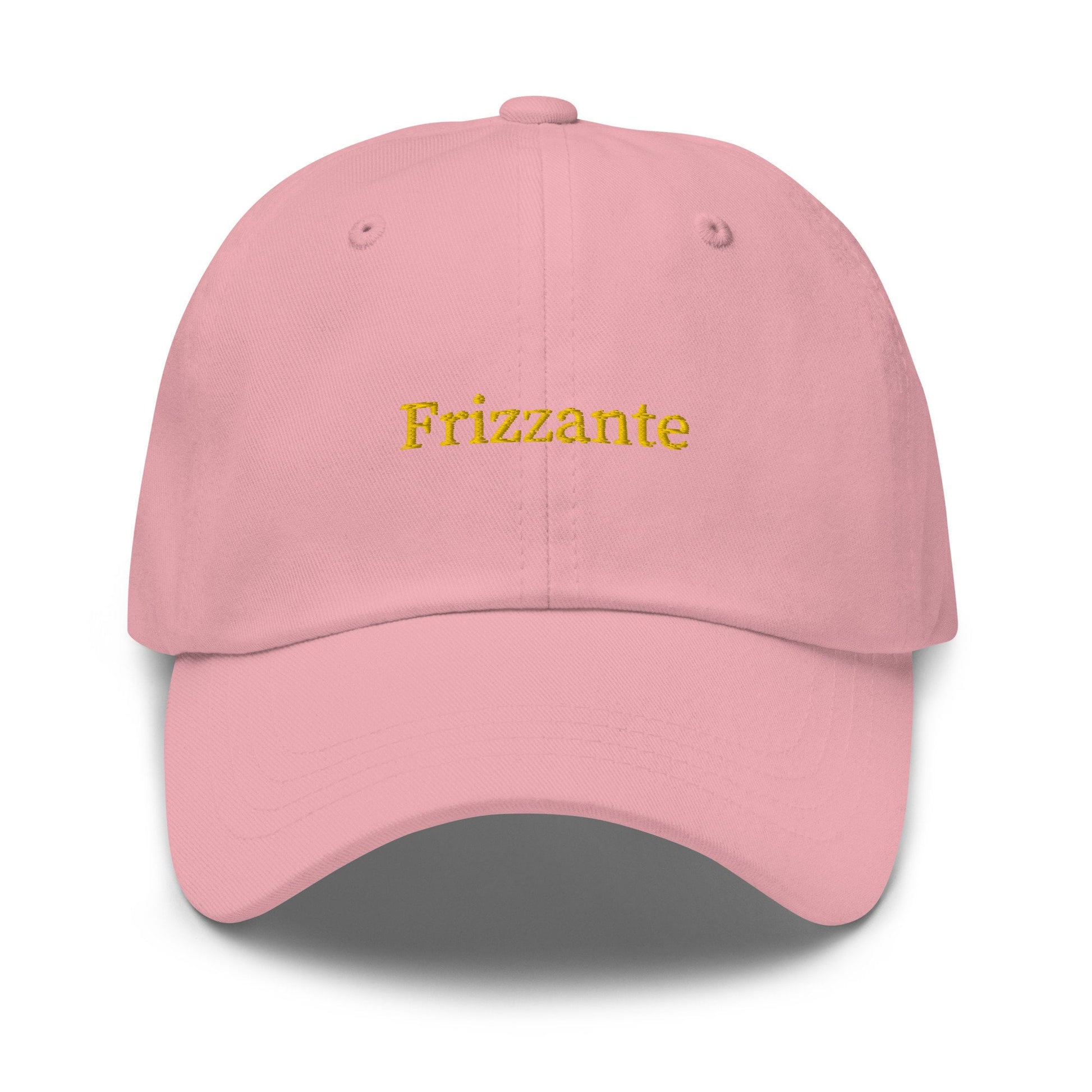 Frizzante Hat - Italian Sayings - Sparkling Water Fan Gift - Embroidered Cotton Baseball Hat - Multiple Colors