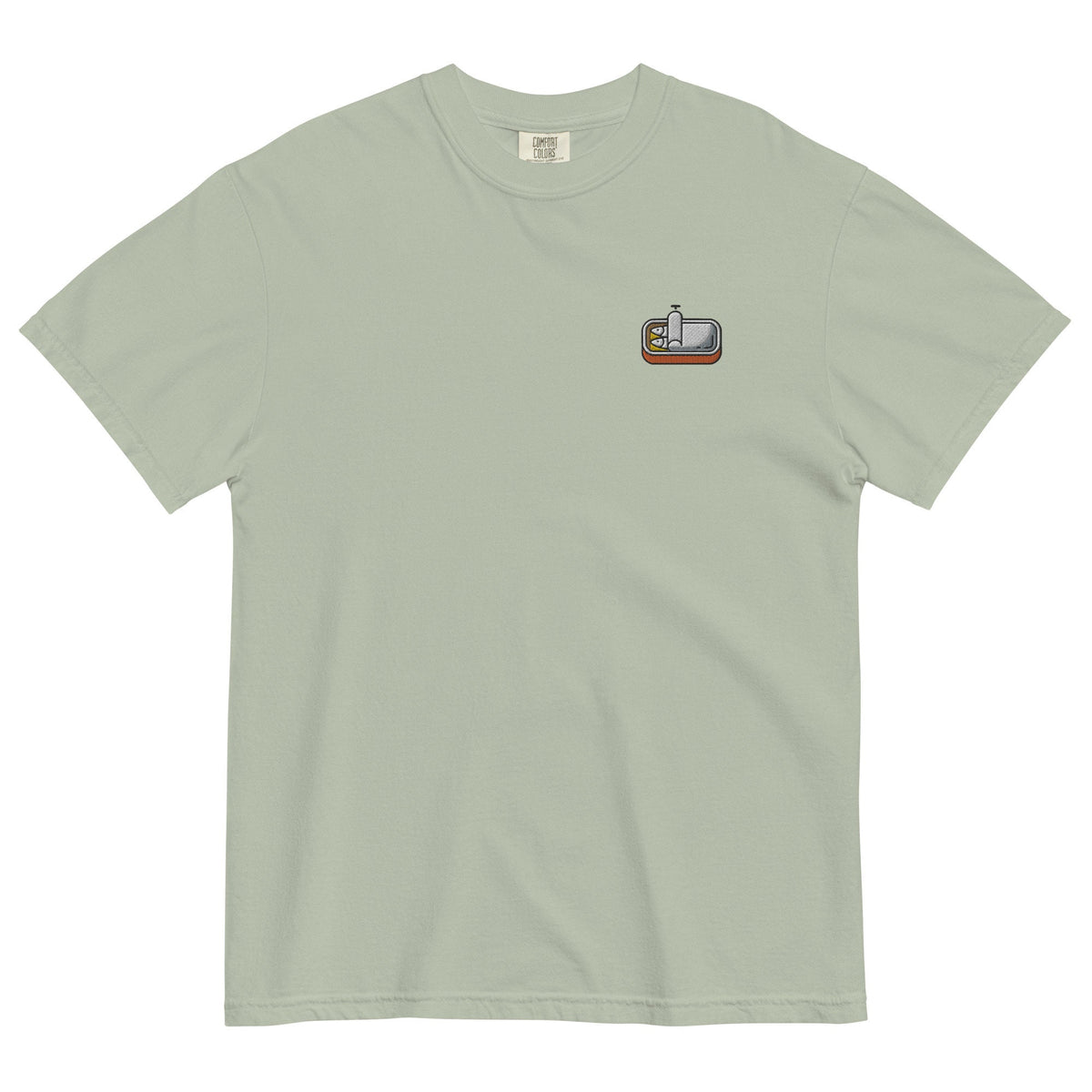 Sardine T Shirt - Canned Fish Moment - Anchovy Fans - Seafood Lovers - Cotton Embroidered Shirt - Multiple Colors