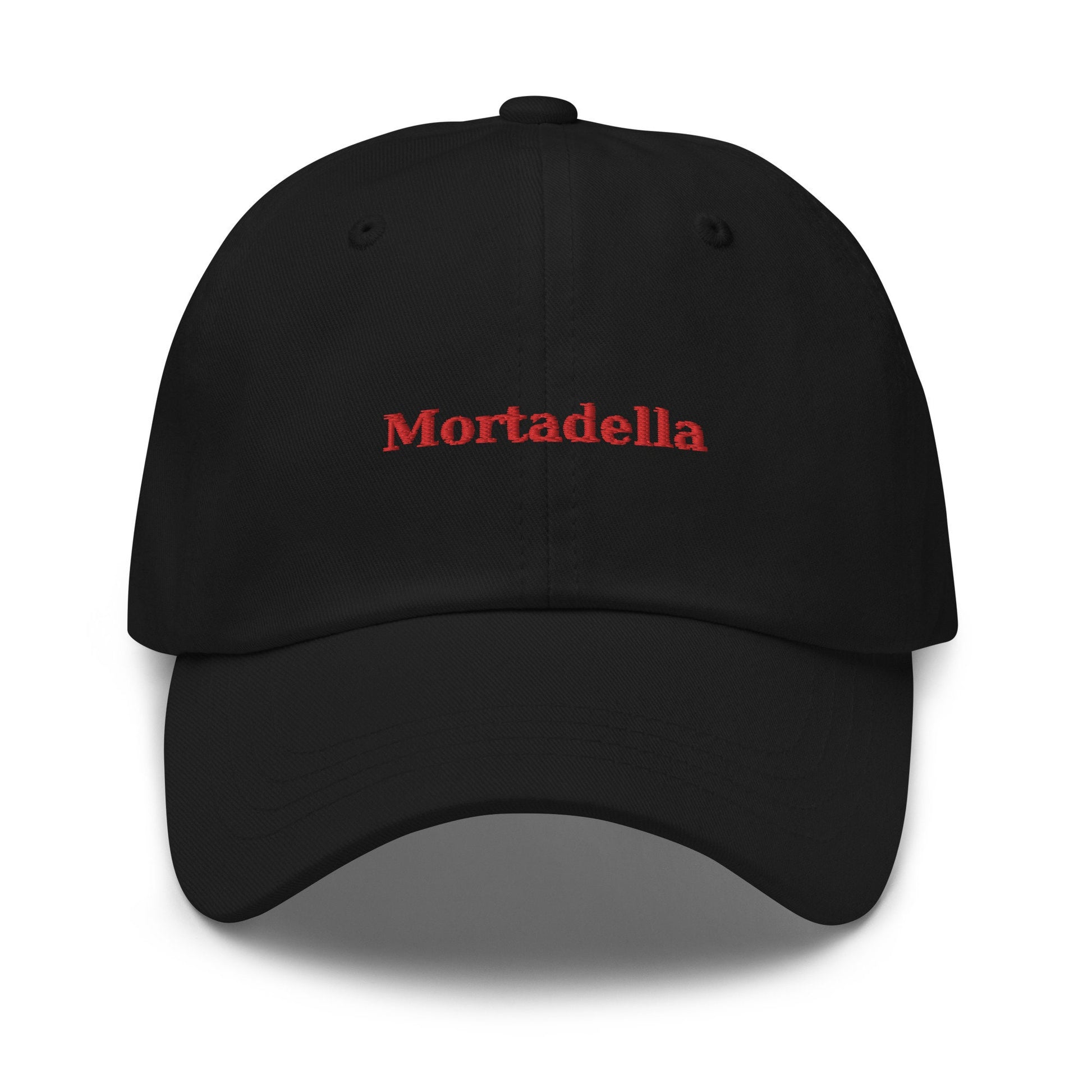 Mortadella Dad Hat - Gift for charcuterie and Italian Antipasto food Lovers - Handmade Embroidered Cap