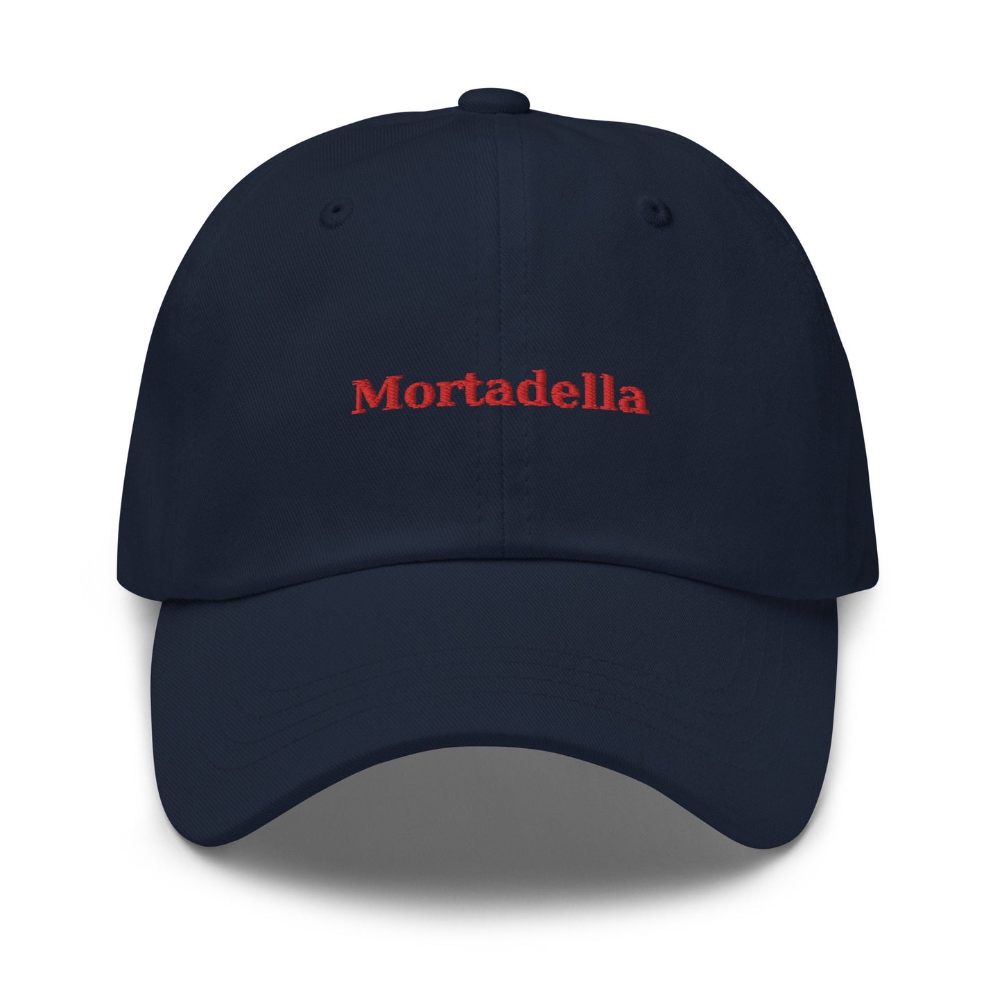 Mortadella Dad Hat - Gift for charcuterie and Italian Antipasto food Lovers - Handmade Embroidered Cap